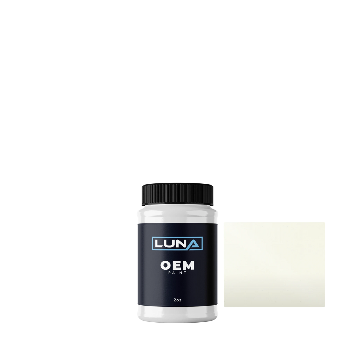 Nissan White 1 621 | Luna OEM Basecoat - 2oz Touch Up Bottle w/ Brush