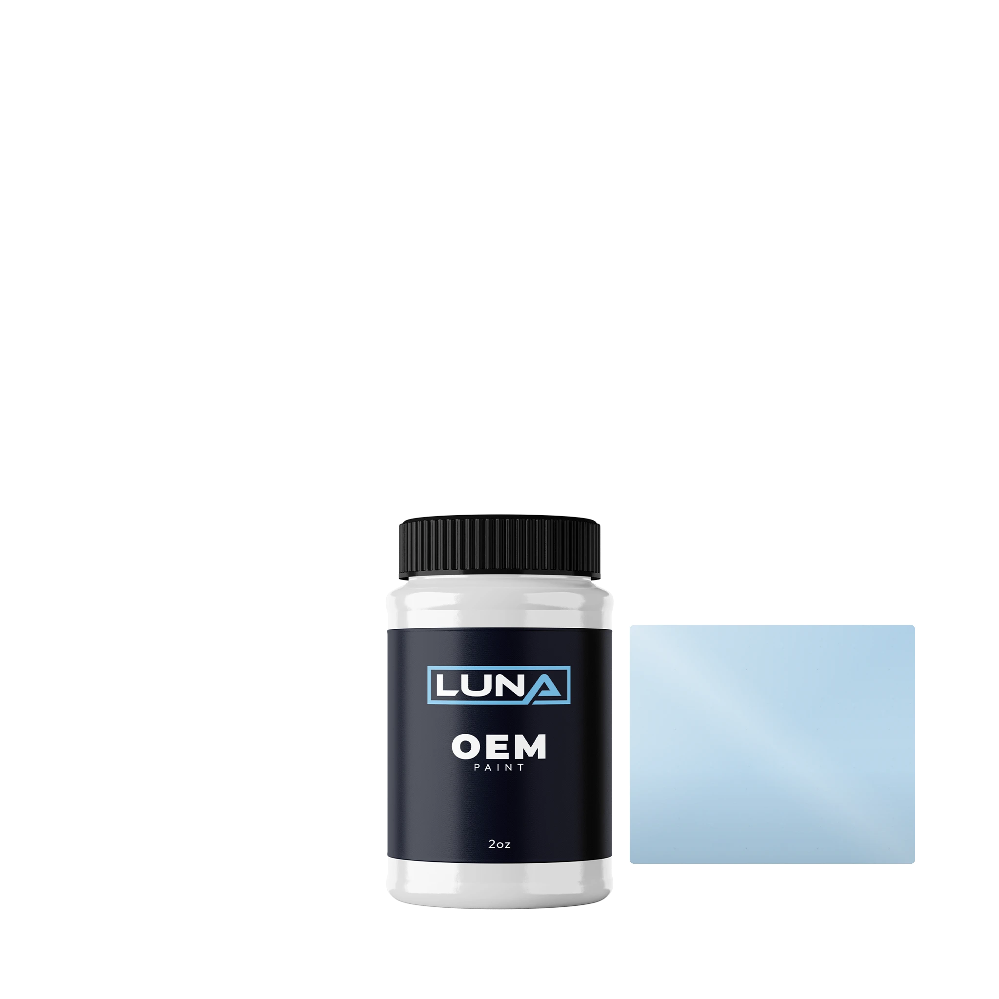 Tata Summer Blue TAT550 | Luna OEM Basecoat - 2oz Touch Up Bottle w/ Brush