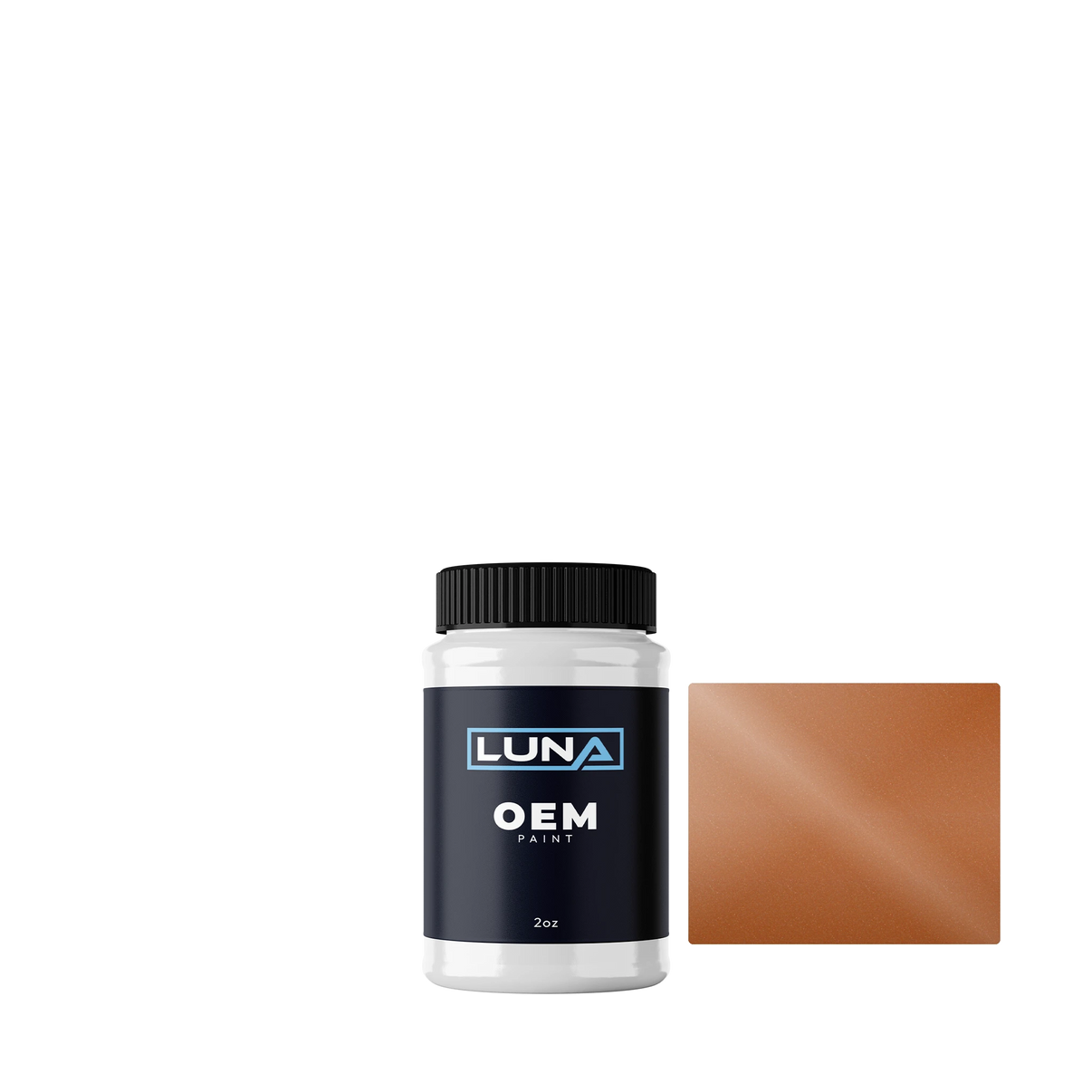 General Motors Orange M. WA4913 | Luna OEM Basecoat - 2oz Touch Up Bottle w/ Brush