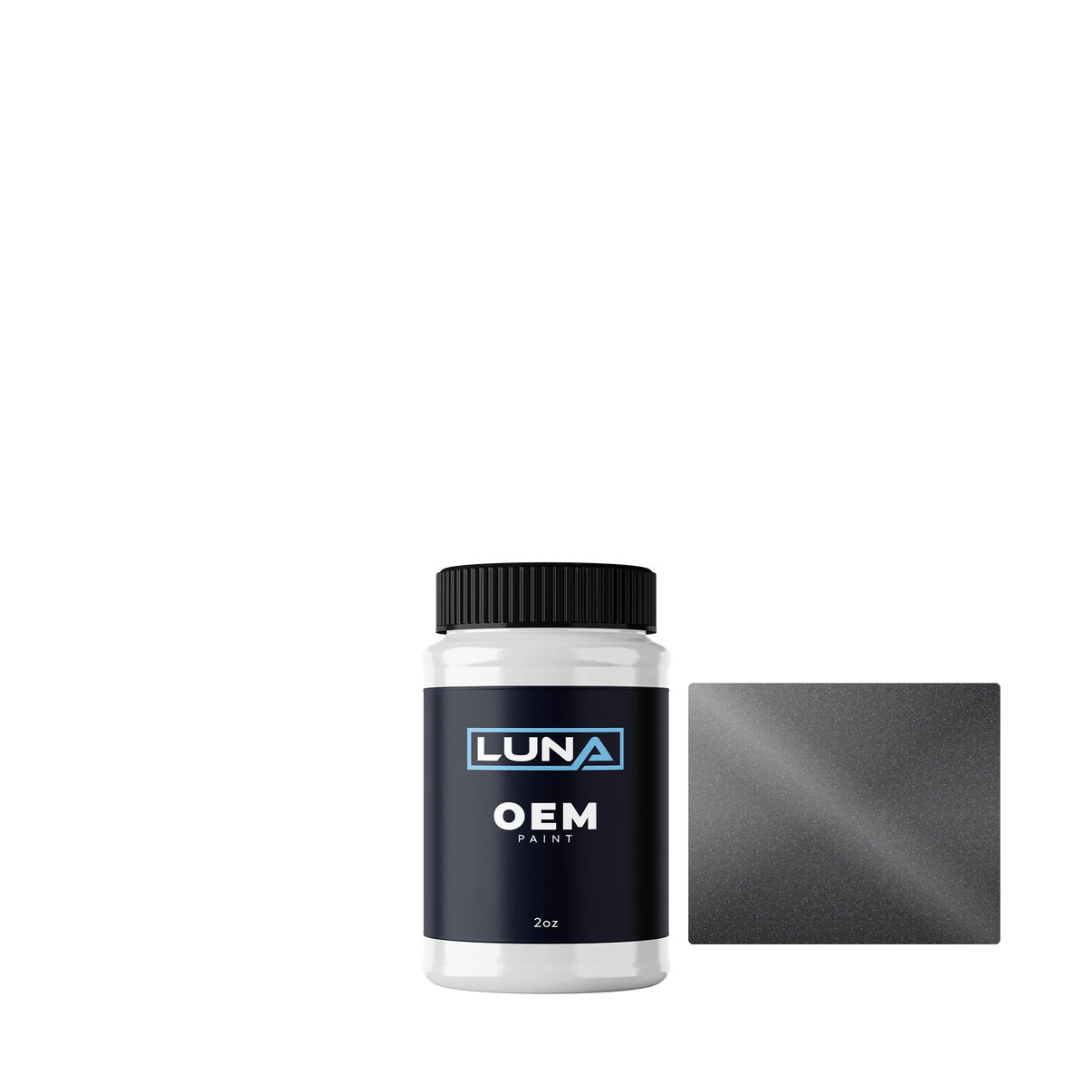Nissan Grey P. M. K21 | Luna OEM Basecoat - 2oz Touch Up Bottle w/ Brush