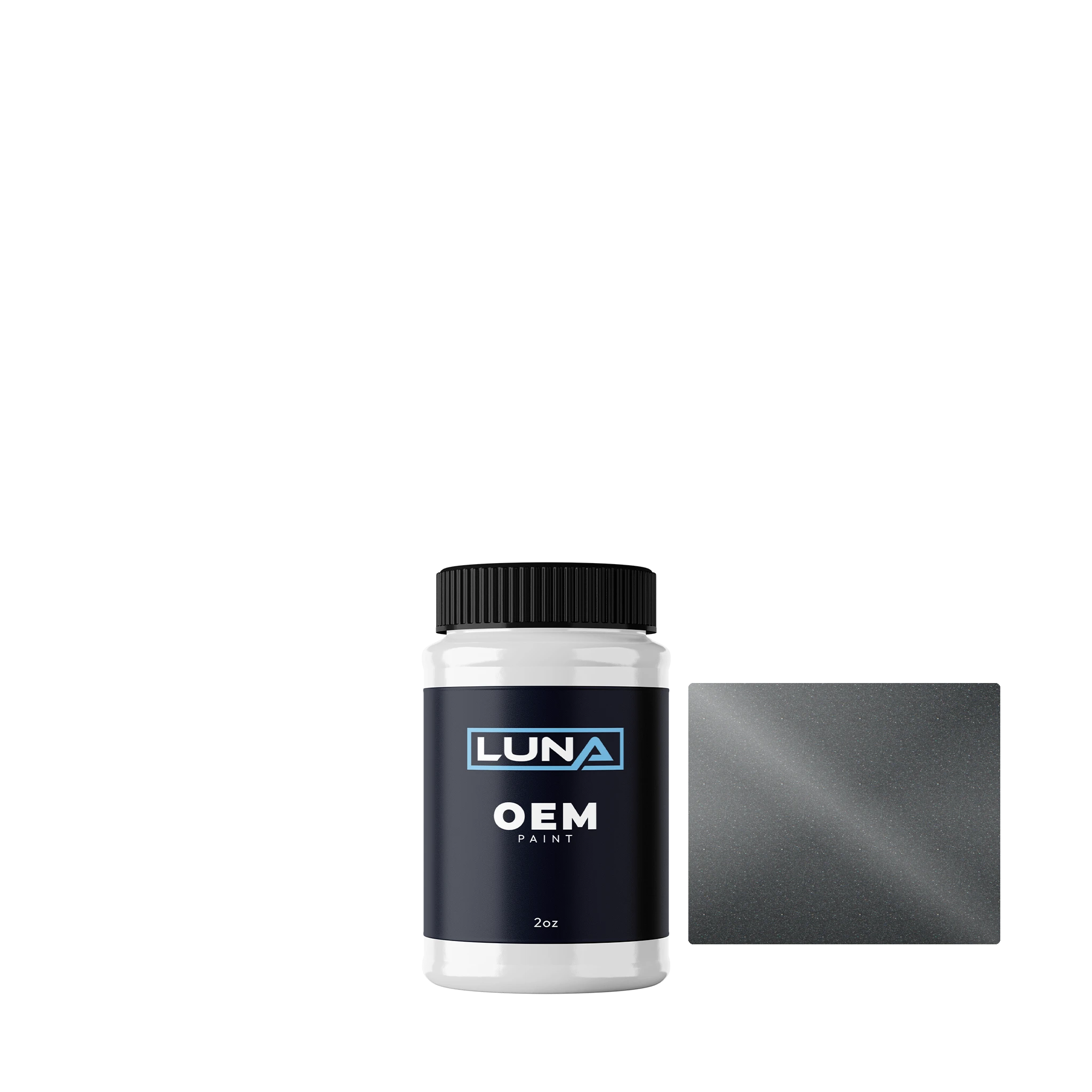 Audi | VW Gris Stone M. R7Z | Luna OEM Basecoat - 2oz Touch Up Bottle w/ Brush