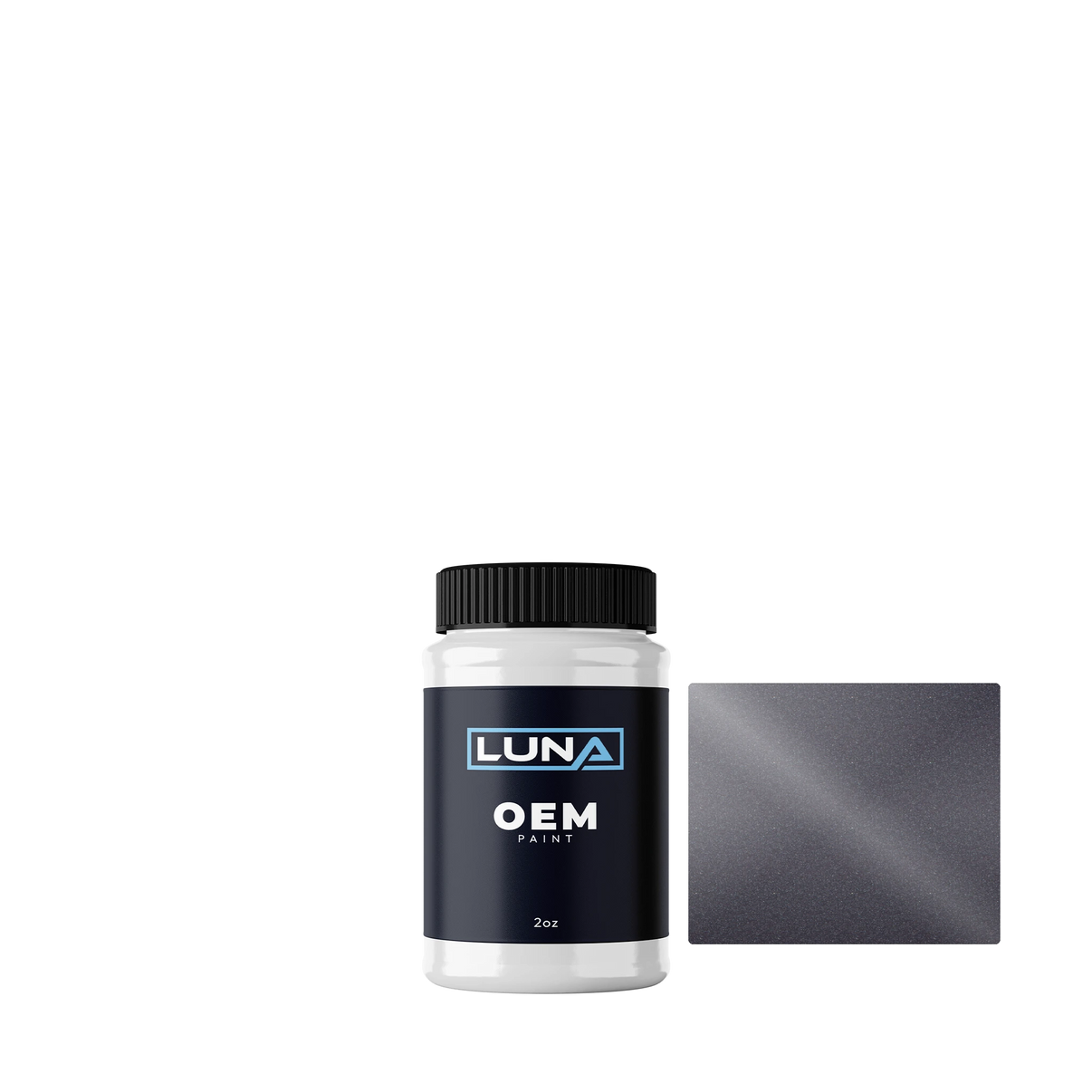 Daihatsu Dark Gray M. 1 S10 | Luna OEM Basecoat - 2oz Touch Up Bottle w/ Brush