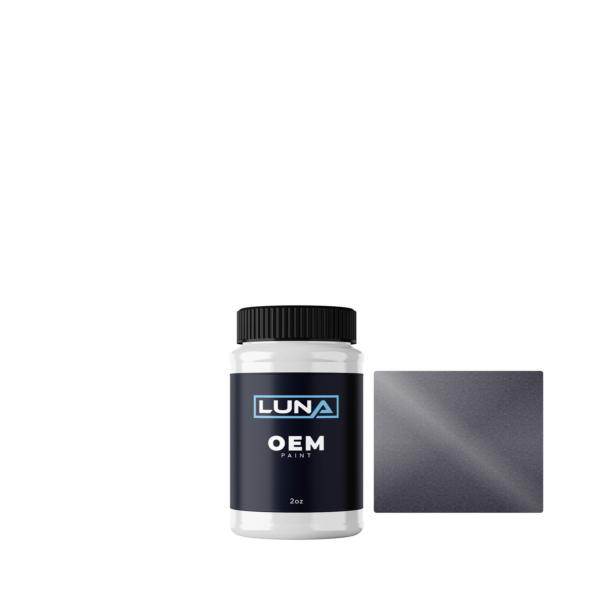 Daihatsu Dark Gray M. 1 S10 | Luna OEM Basecoat - 2oz Touch Up Bottle w/ Brush