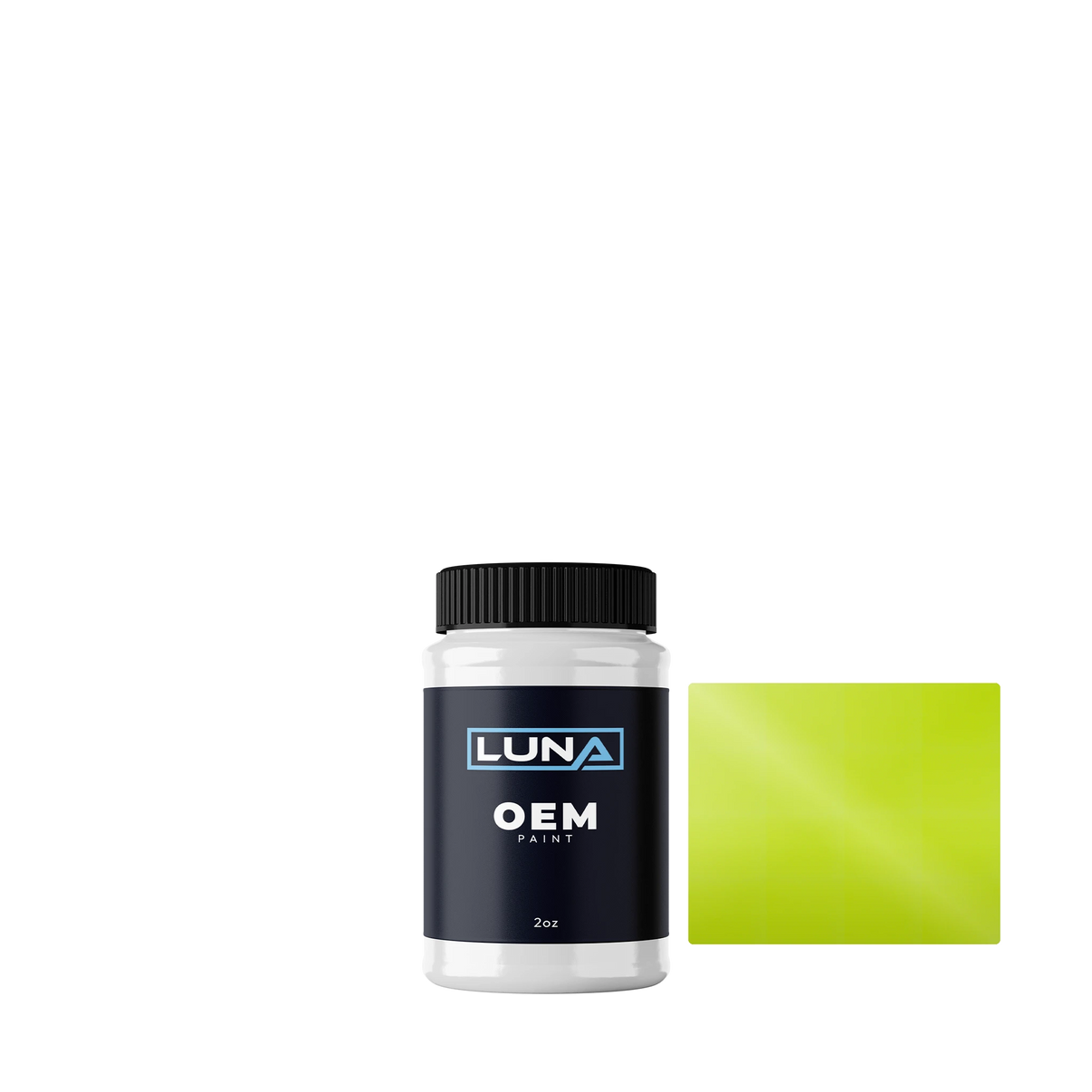 Porsche Acid Green 2M8 | Luna OEM Basecoat - 2oz Touch Up Bottle w/ Brush
