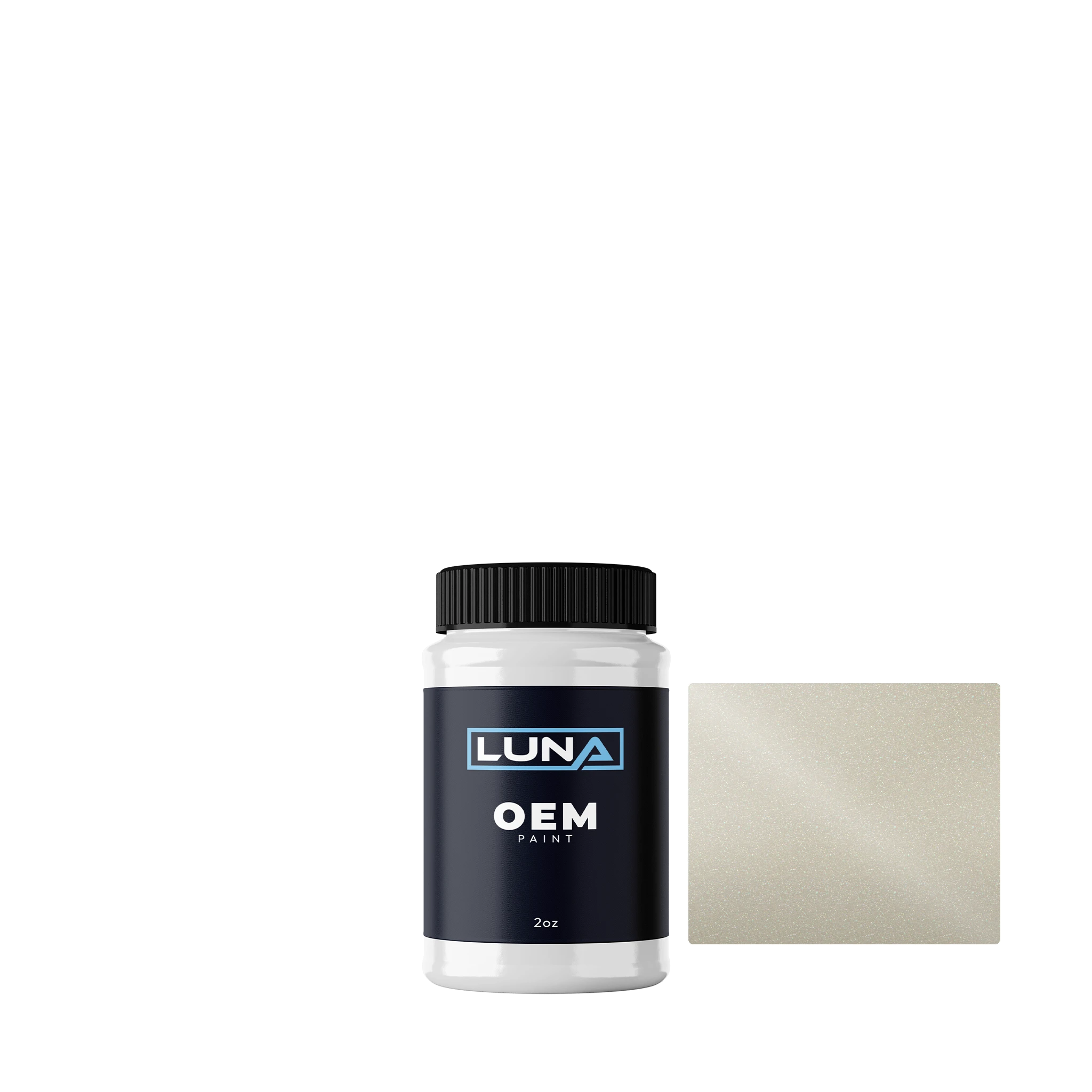 Honda | Acura Premium White P. Ii NH875P | Luna OEM Basecoat - 2oz Touch Up Bottle w/ Brush