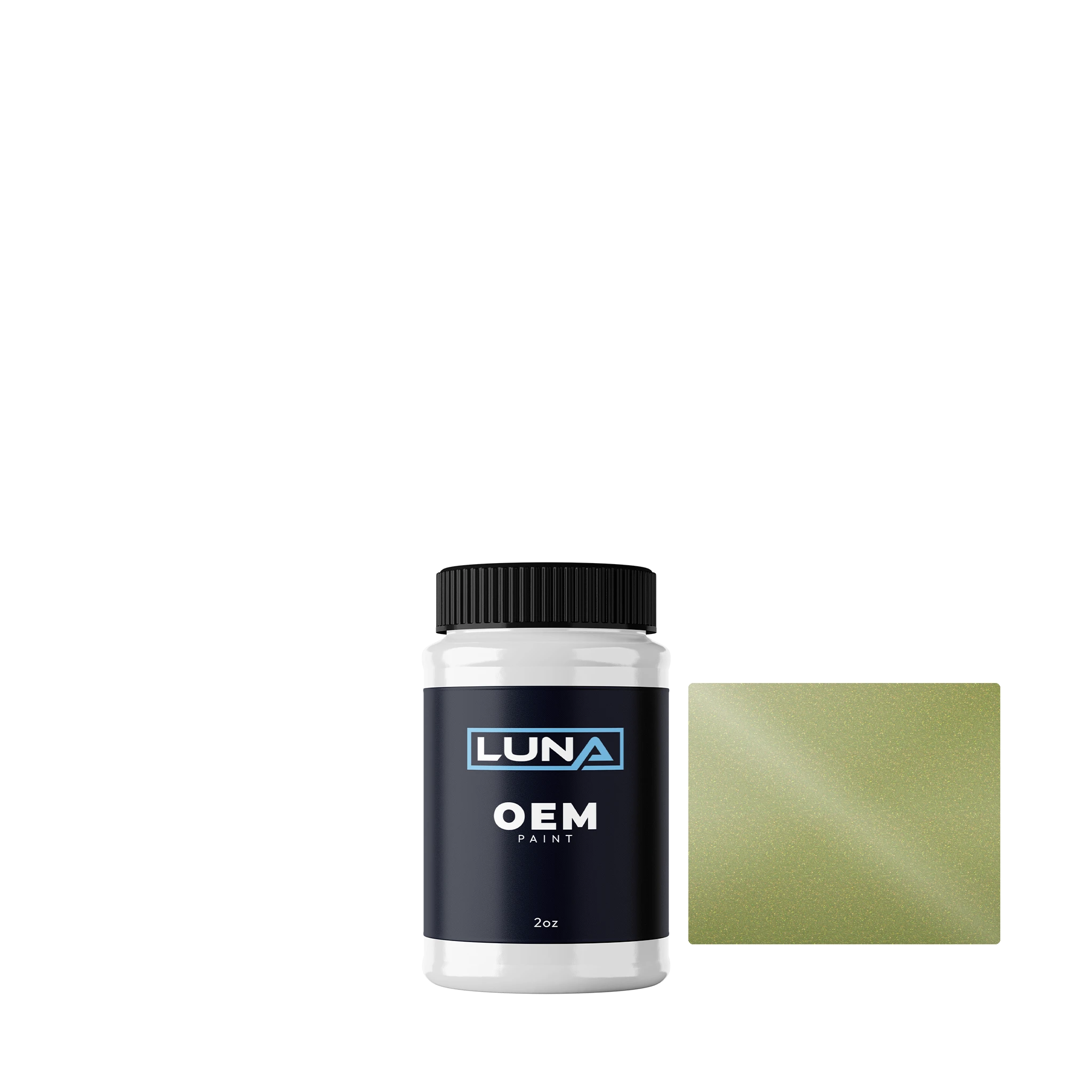 Lada Lime P. X. 366 | Luna OEM Basecoat - 2oz Touch Up Bottle w/ Brush