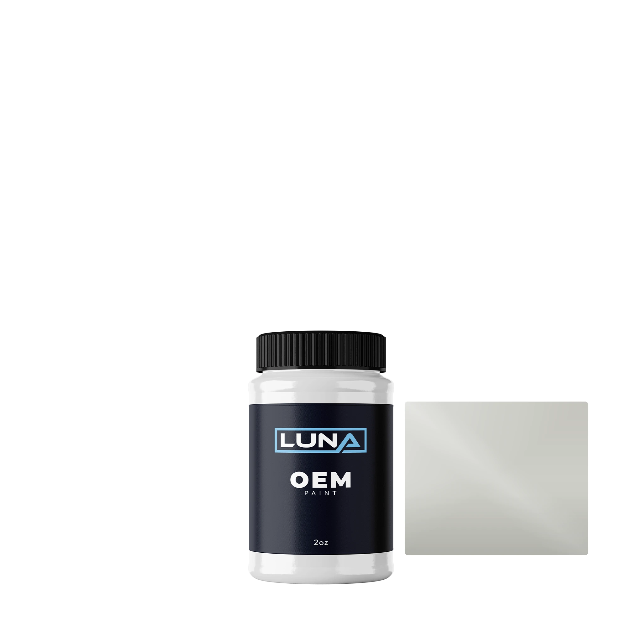 Nissan Urban Silver M. K54 | Luna OEM Basecoat - 2oz Touch Up Bottle w/ Brush