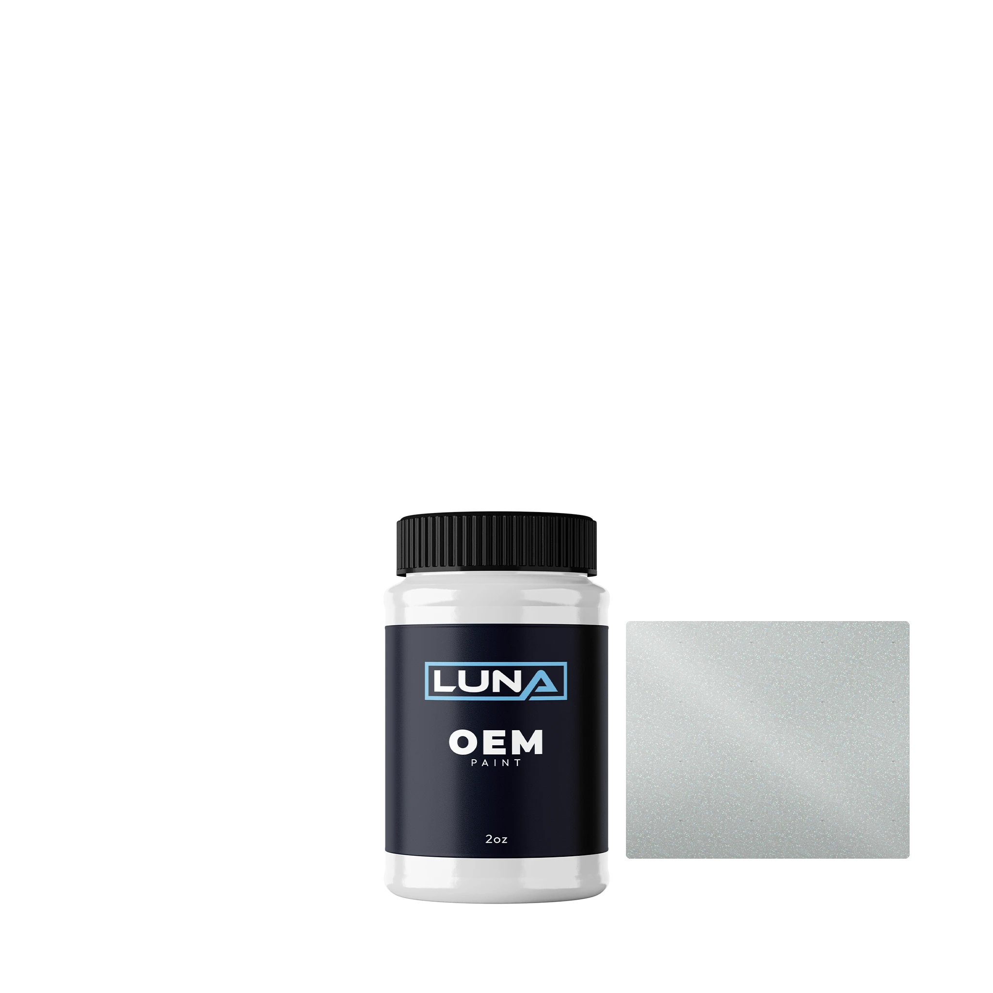Mazda Northern White P. 48D | Luna OEM Basecoat - 2oz Touch Up Bottle w/ Brush