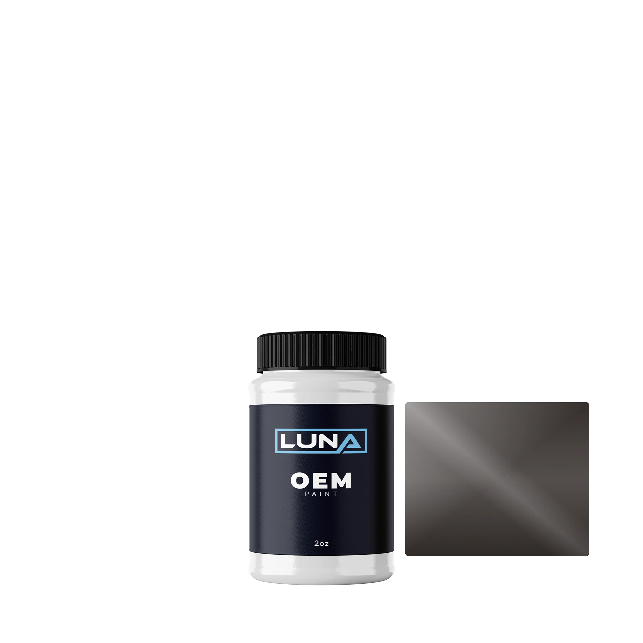Ral Graubraun 8019 | Luna OEM Basecoat - 2oz Touch Up Bottle w/ Brush