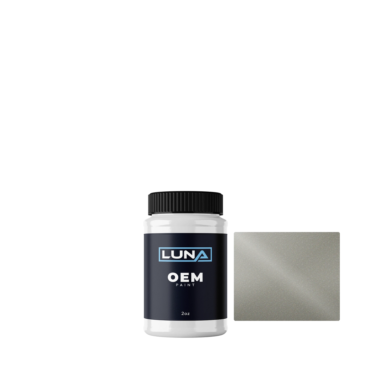 General Motors Silver Gray P. WA5255 | Luna OEM Basecoat - 2oz Touch Up Bottle w/ Brush