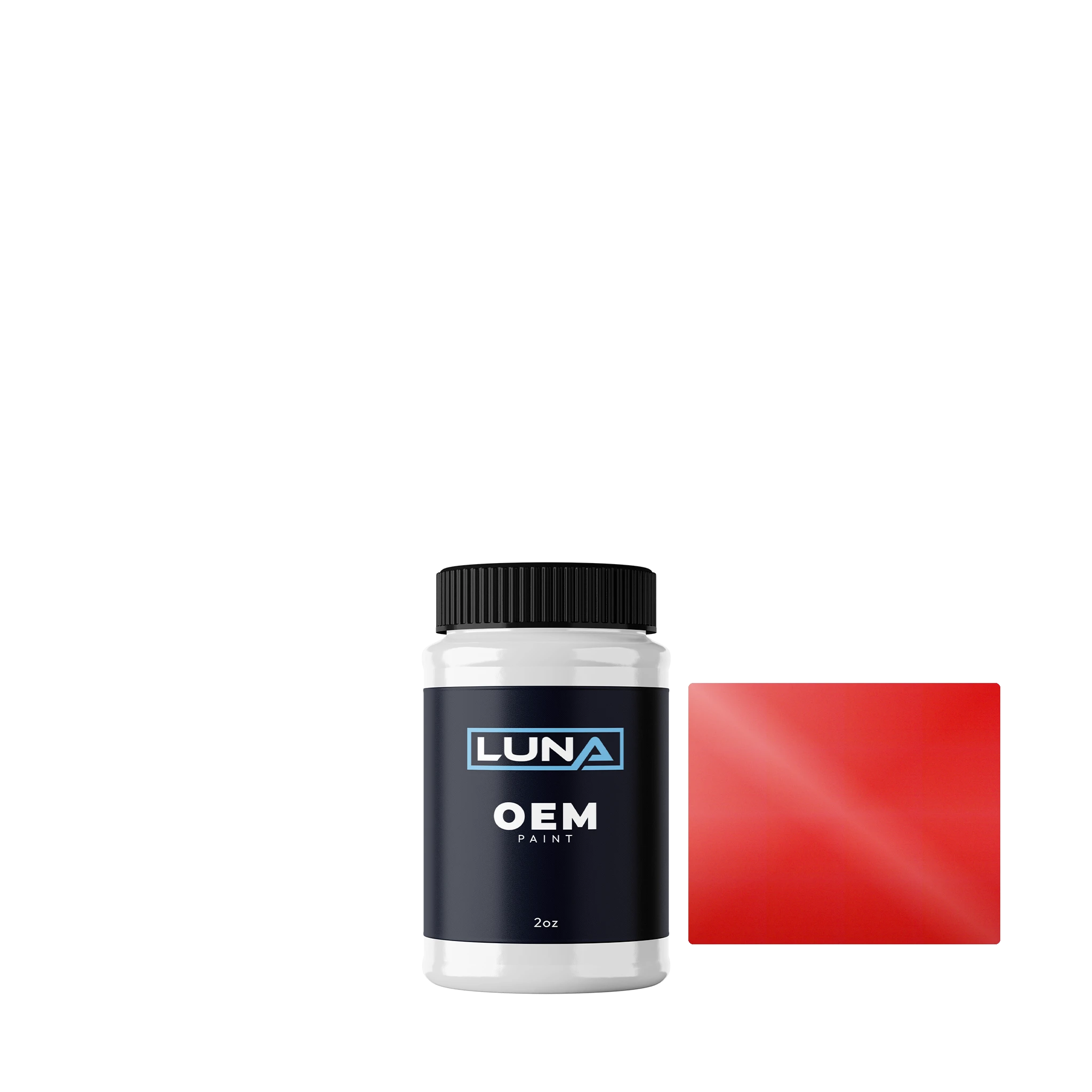 Austin Rover Vermillion Red COL | Luna OEM Basecoat - 2oz Touch Up Bottle w/ Brush