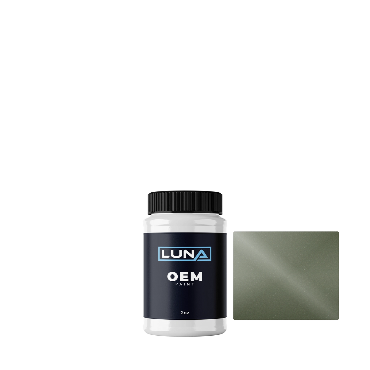 Nissan Yellowish Green M. JAC | Luna OEM Basecoat - 2oz Touch Up Bottle w/ Brush