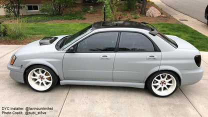 Avalanche Grey Plasti Dip on a customer car