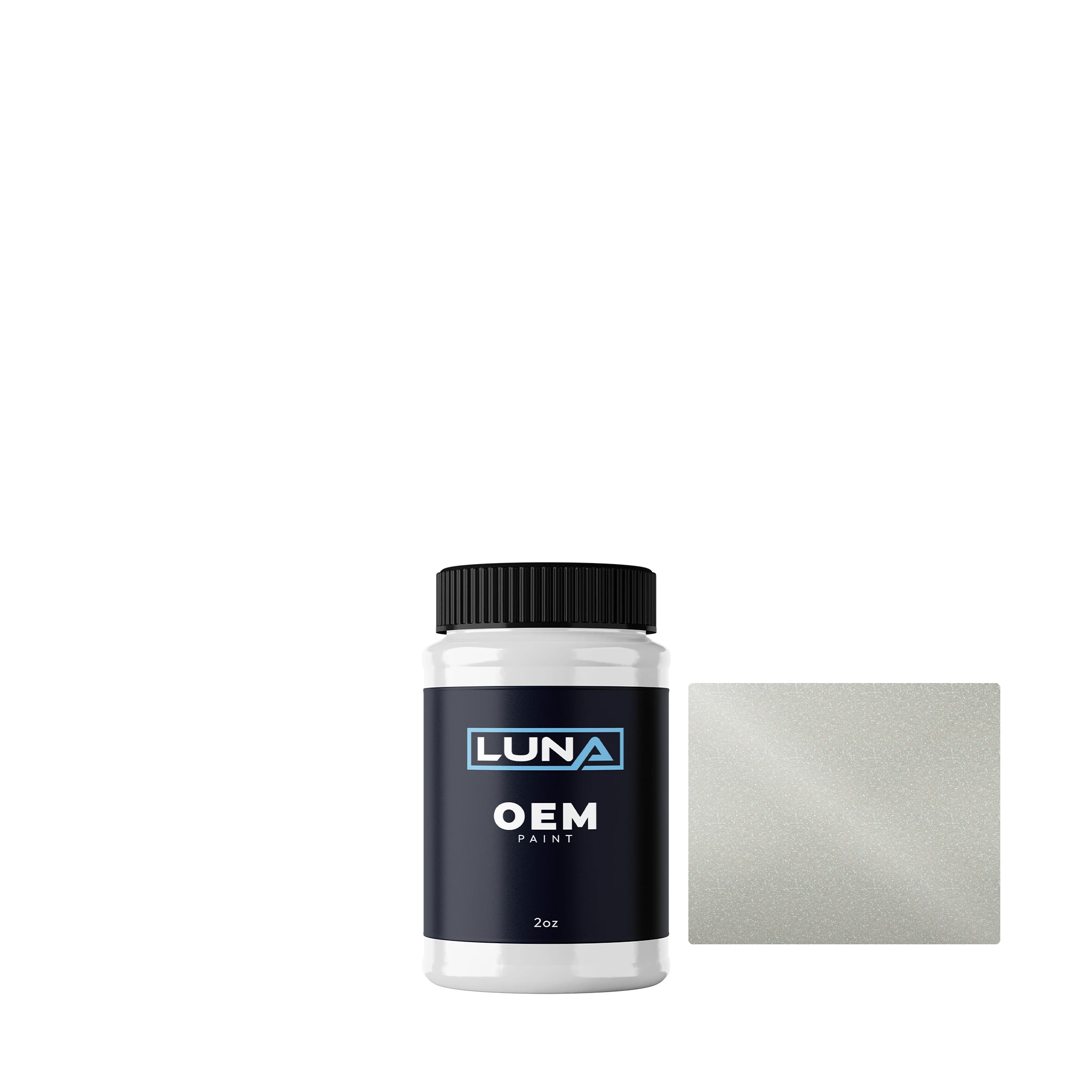 Suzuki Arctic White P. 1 ZHJ | Luna OEM Basecoat - 2oz Touch Up Bottle w/ Brush