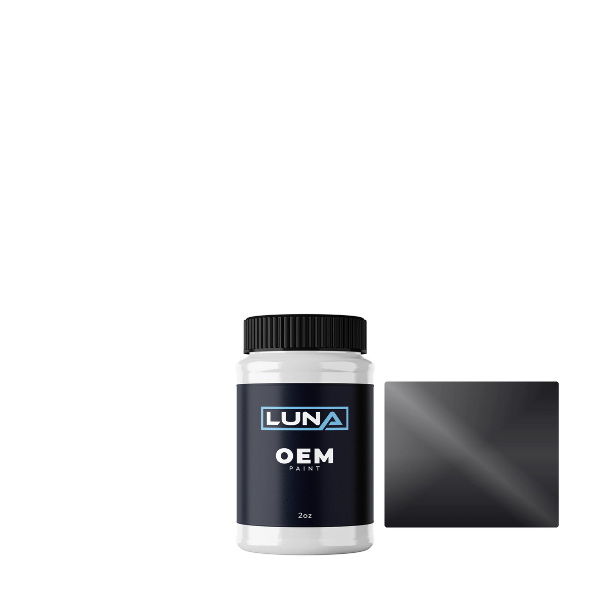 Harley Motorcycle Vivid Black - 2c HD131 | Luna OEM Basecoat - 2oz Touch Up Bottle w/ Brush