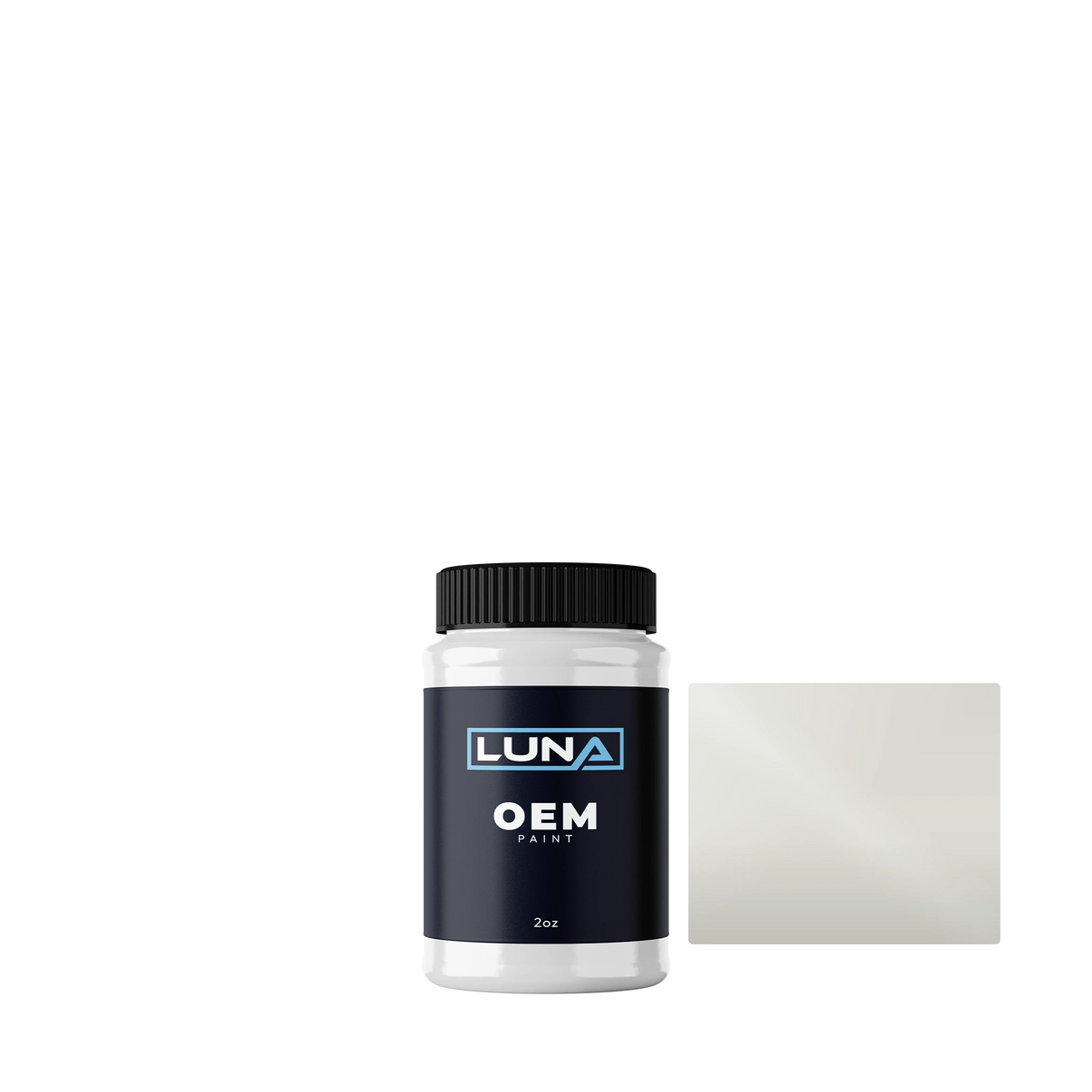 Lotus Ice White P. B129 | Luna OEM Basecoat - 2oz Touch Up Bottle w/ Brush