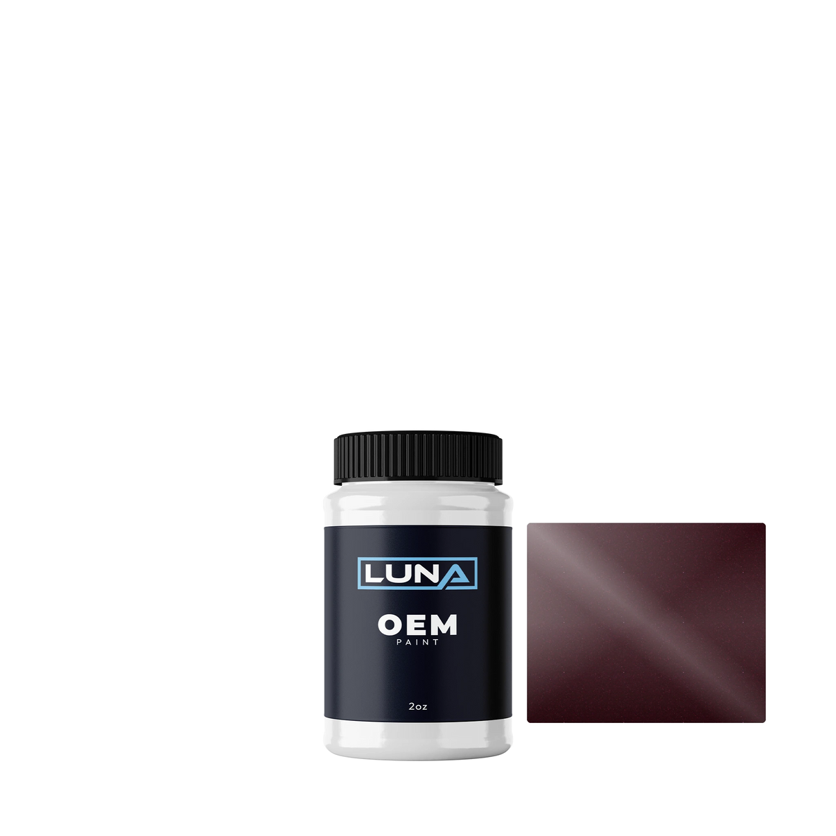 Audi | VW Bordeaux P. 9079 | Luna OEM Basecoat - 2oz Touch Up Bottle w/ Brush