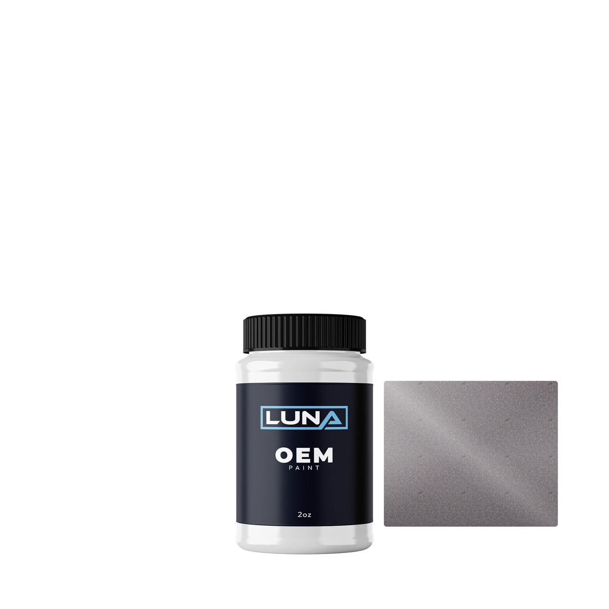 Daihatsu Greyish Purple Opal M. M. P12 | Luna OEM Basecoat - 2oz Touch Up Bottle w/ Brush