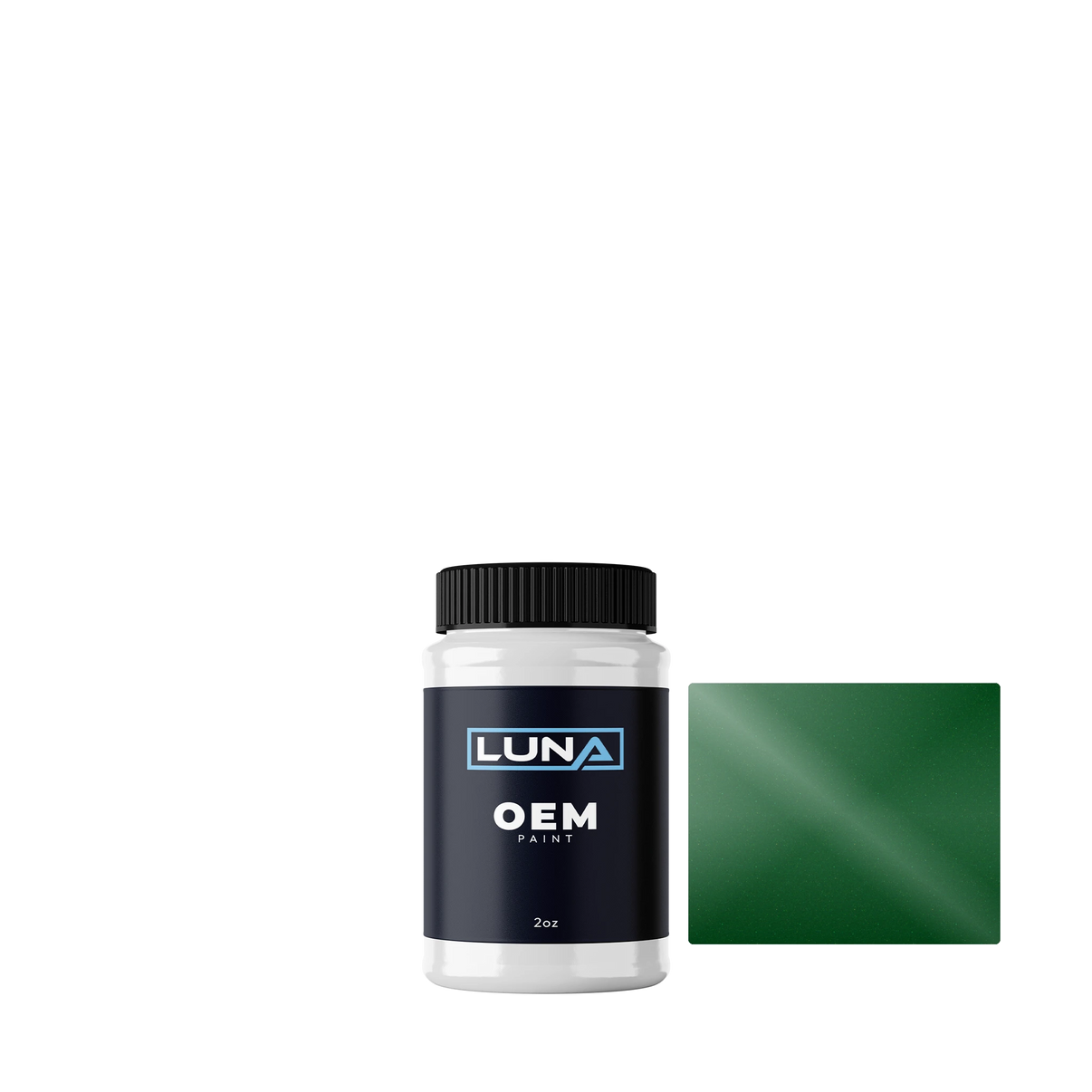 Ral Perlgruen P. 6035 | Luna OEM Basecoat - 2oz Touch Up Bottle w/ Brush