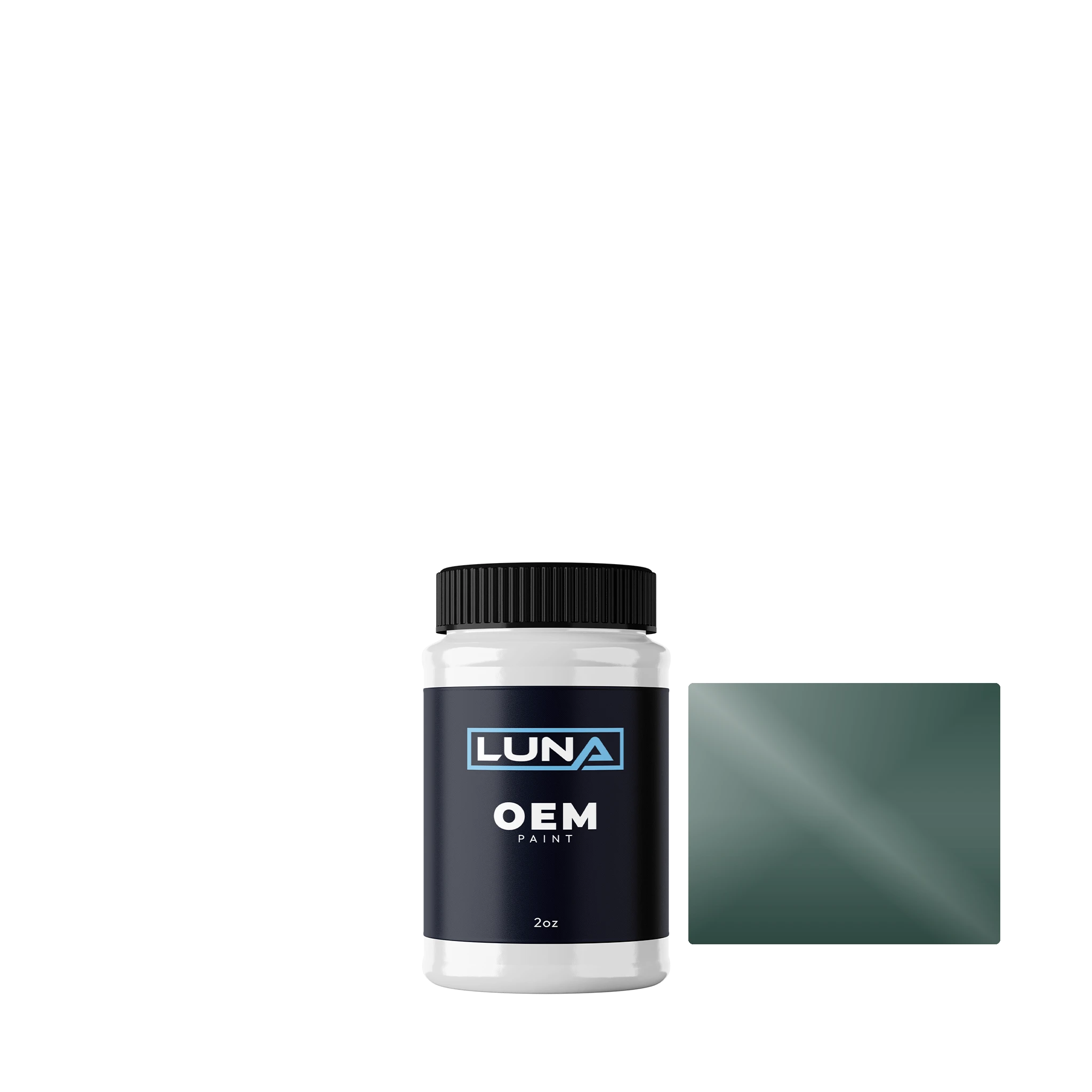 Bentley Racing Green M. 6694 | Luna OEM Basecoat - 2oz Touch Up Bottle w/ Brush