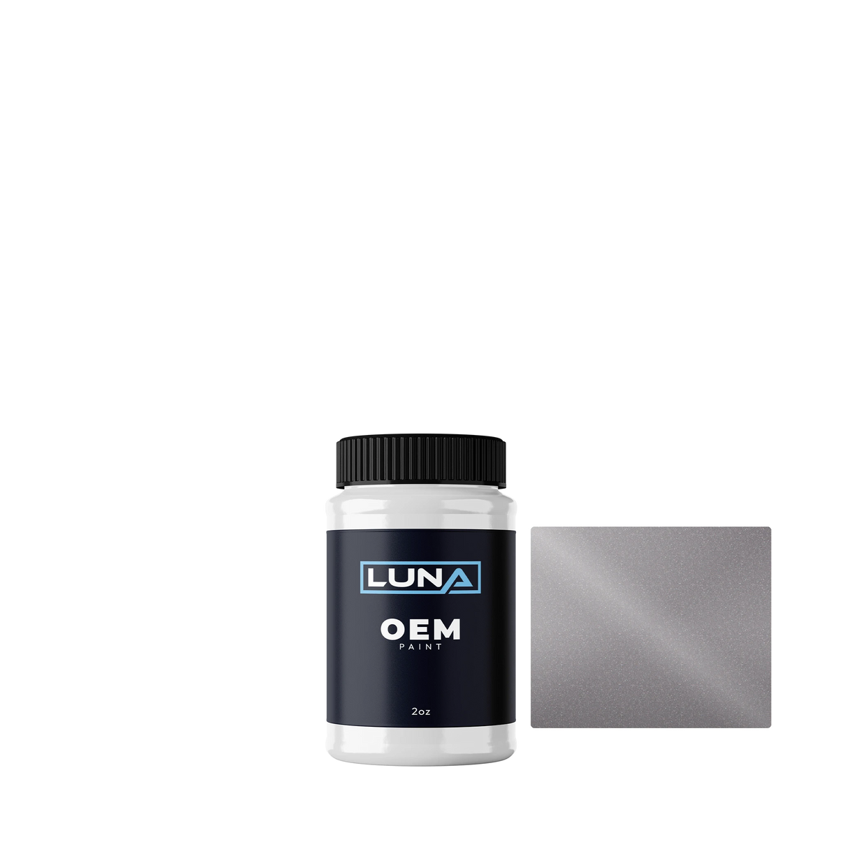 Alfa Romeo Grigio Lilla M. 645A | Luna OEM Basecoat - 2oz Touch Up Bottle w/ Brush