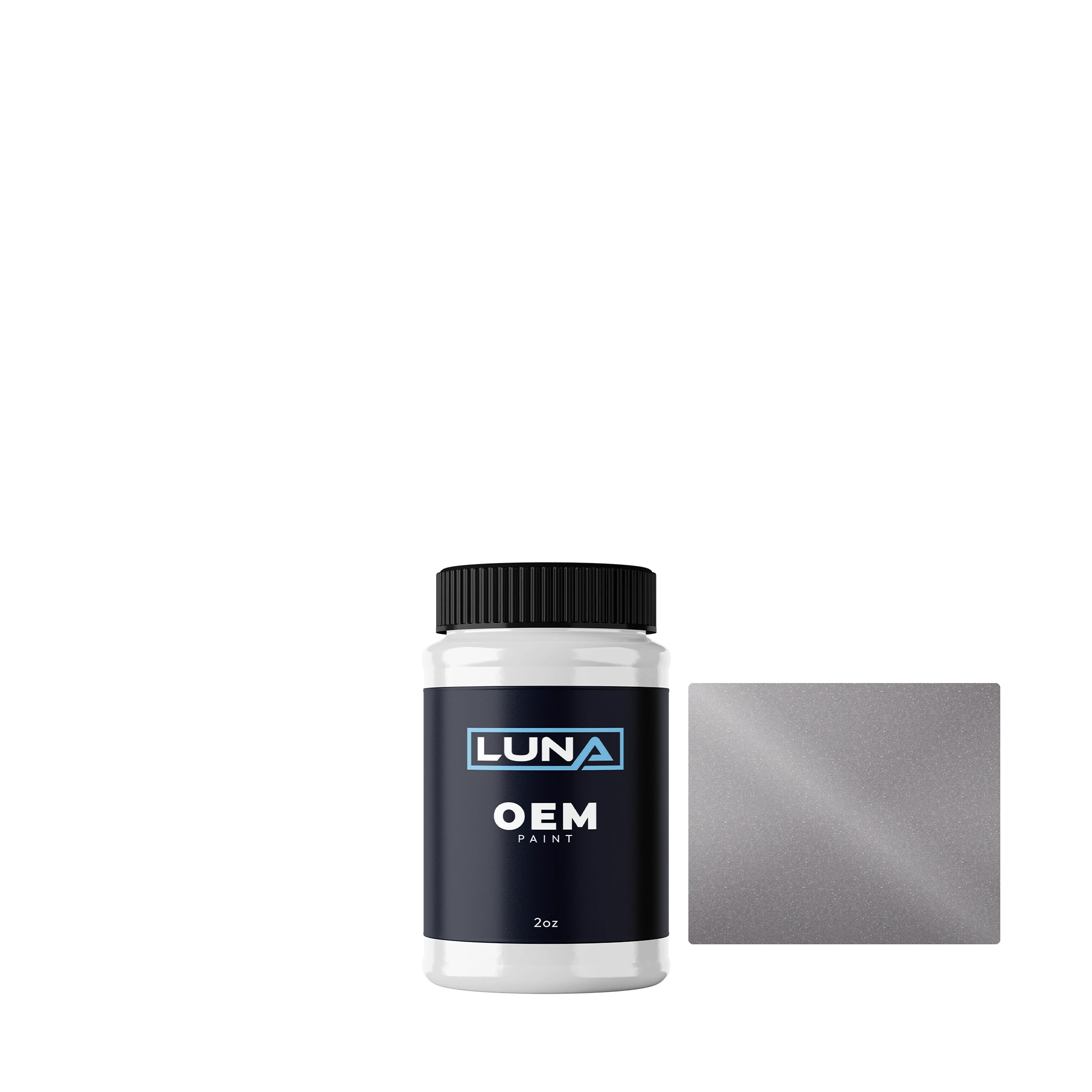Alfa Romeo Grigio Lilla M. 645A | Luna OEM Basecoat - 2oz Touch Up Bottle w/ Brush