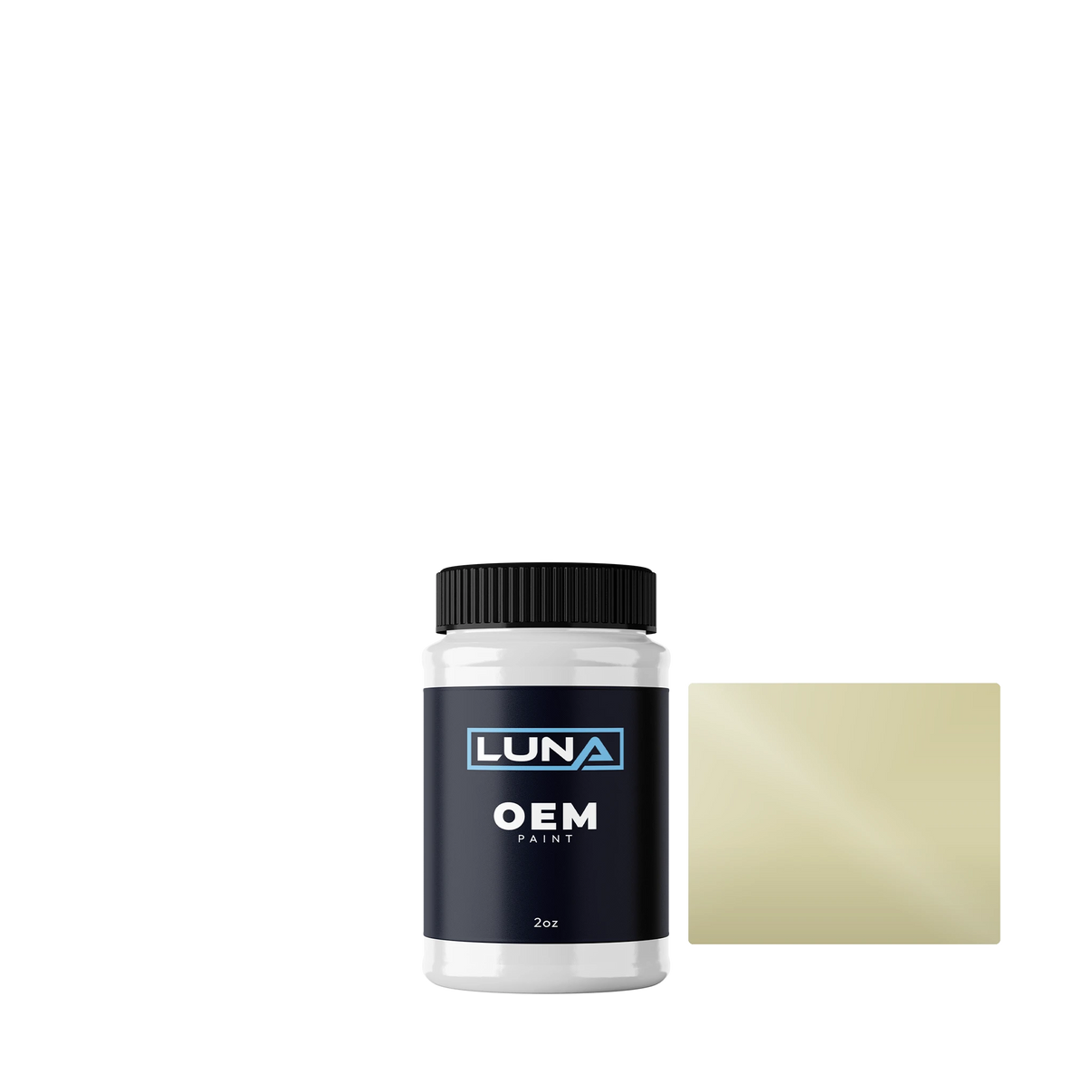 Ford Usa Corinthian White M | Luna OEM Basecoat - 2oz Touch Up Bottle w/ Brush