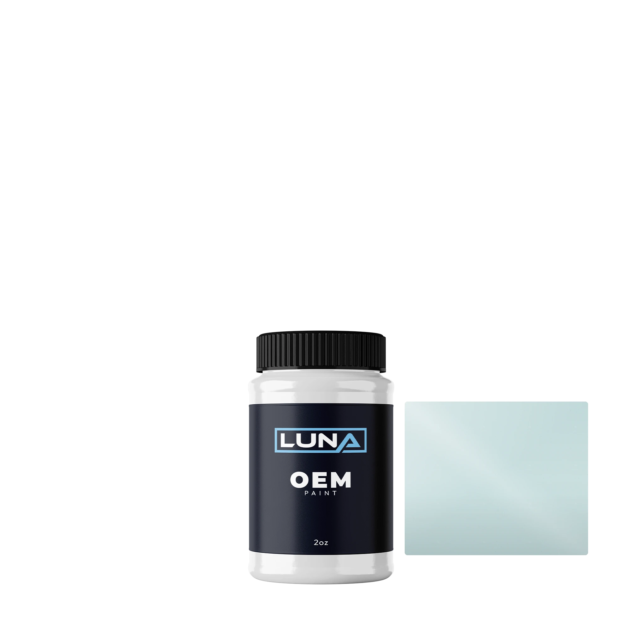 Chrysler USA Light Blue C | Luna OEM Basecoat - 2oz Touch Up Bottle w/ Brush