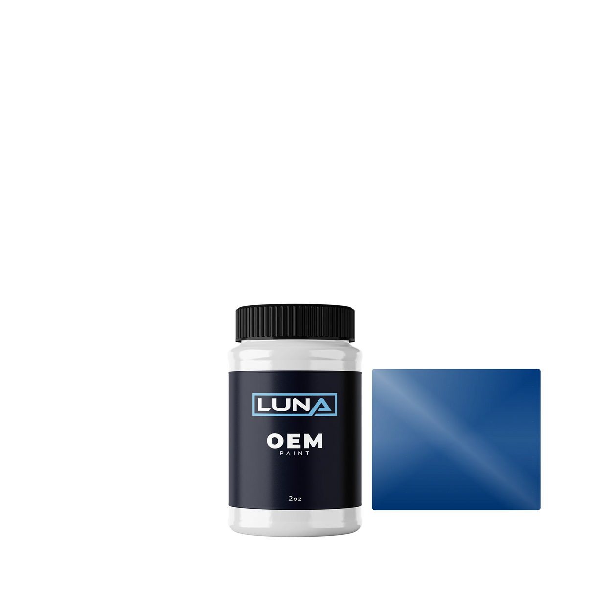 Bombardier Riviera Blue B216 | Luna OEM Basecoat - 2oz Touch Up Bottle w/ Brush