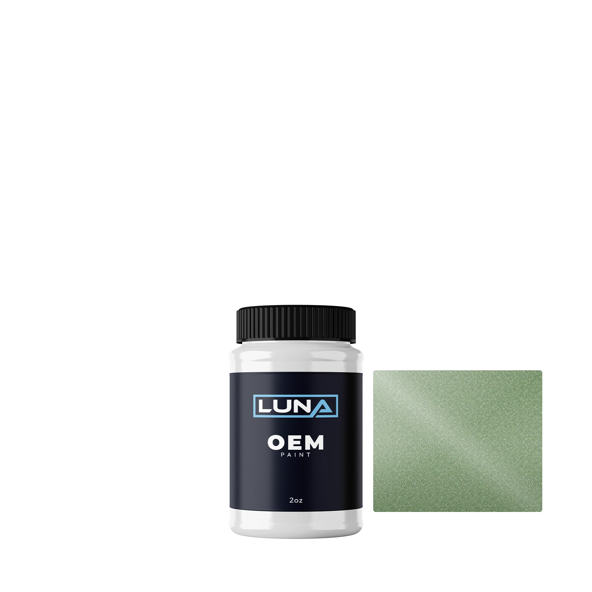 Hyundai Light Green M. G8 | Luna OEM Basecoat - 2oz Touch Up Bottle w/ Brush