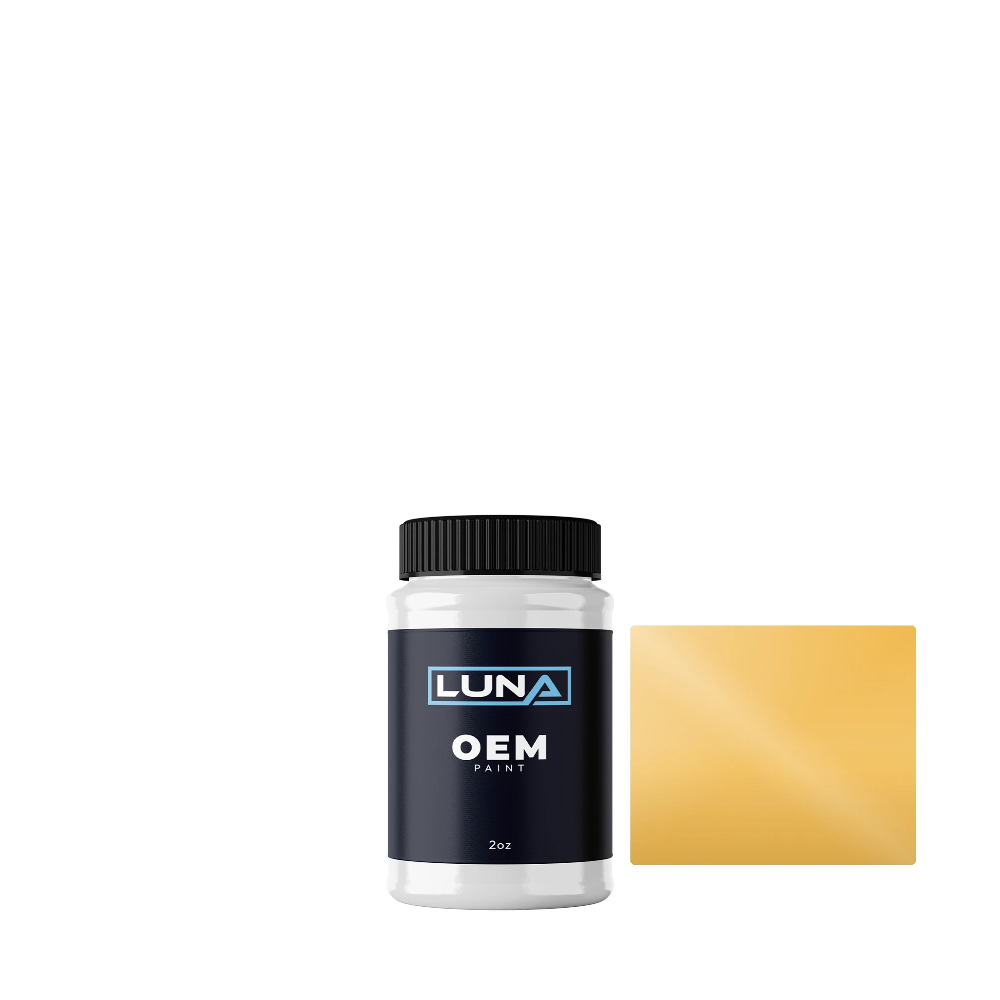 Citroen Jaune Ptt 277 | Luna OEM Basecoat - 2oz Touch Up Bottle w/ Brush