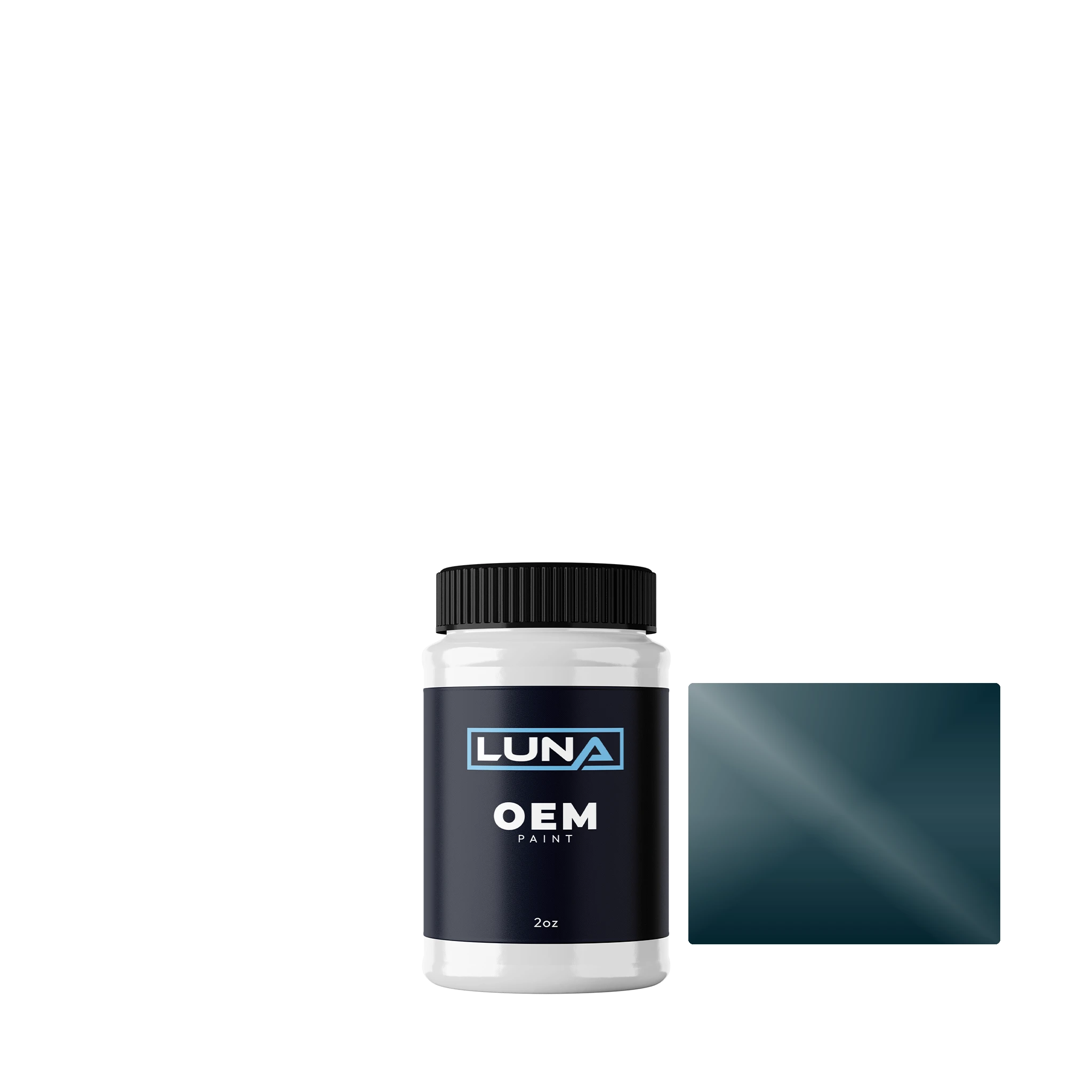 Mitsubishi Deep Ocean Blue P. ML138 | Luna OEM Basecoat - 2oz Touch Up Bottle w/ Brush
