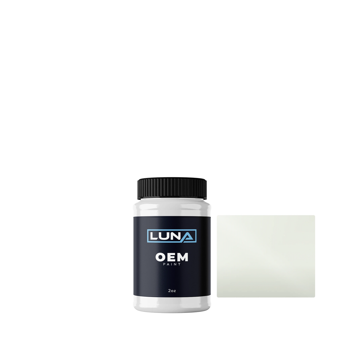 Nissan White 1 QAK | Luna OEM Basecoat - 2oz Touch Up Bottle w/ Brush