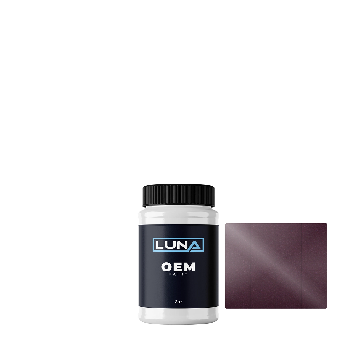 General Motors Dark Mulberry M. 89-326D | Luna OEM Basecoat - 2oz Touch Up Bottle w/ Brush