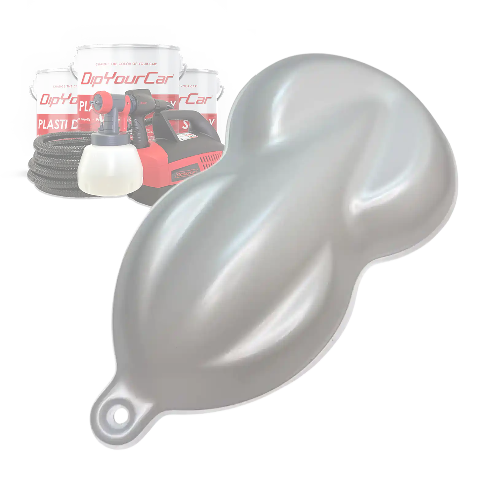 Balloon White Peelable Car Kit