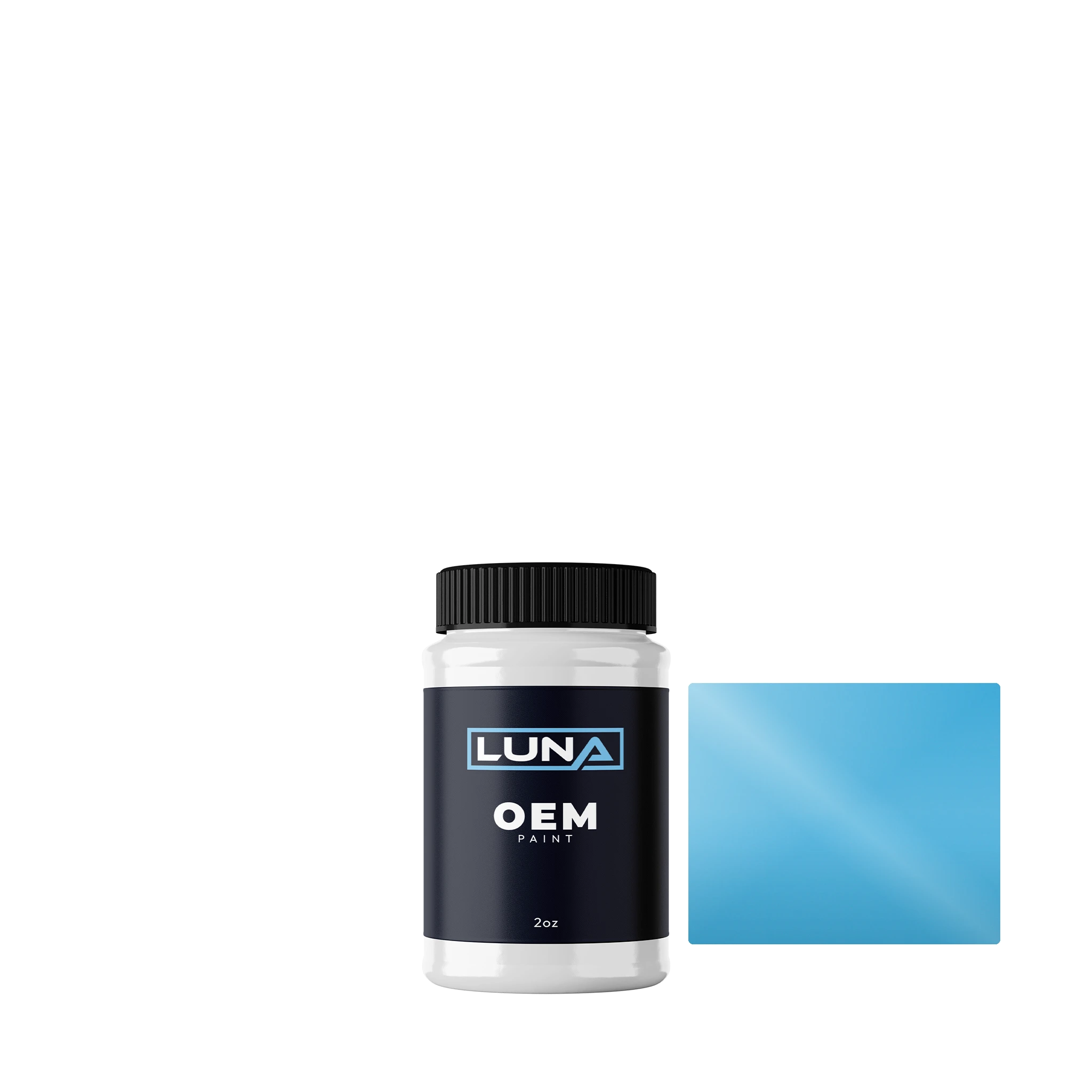 Daf Olympic Blue F1342 | Luna OEM Basecoat - 2oz Touch Up Bottle w/ Brush
