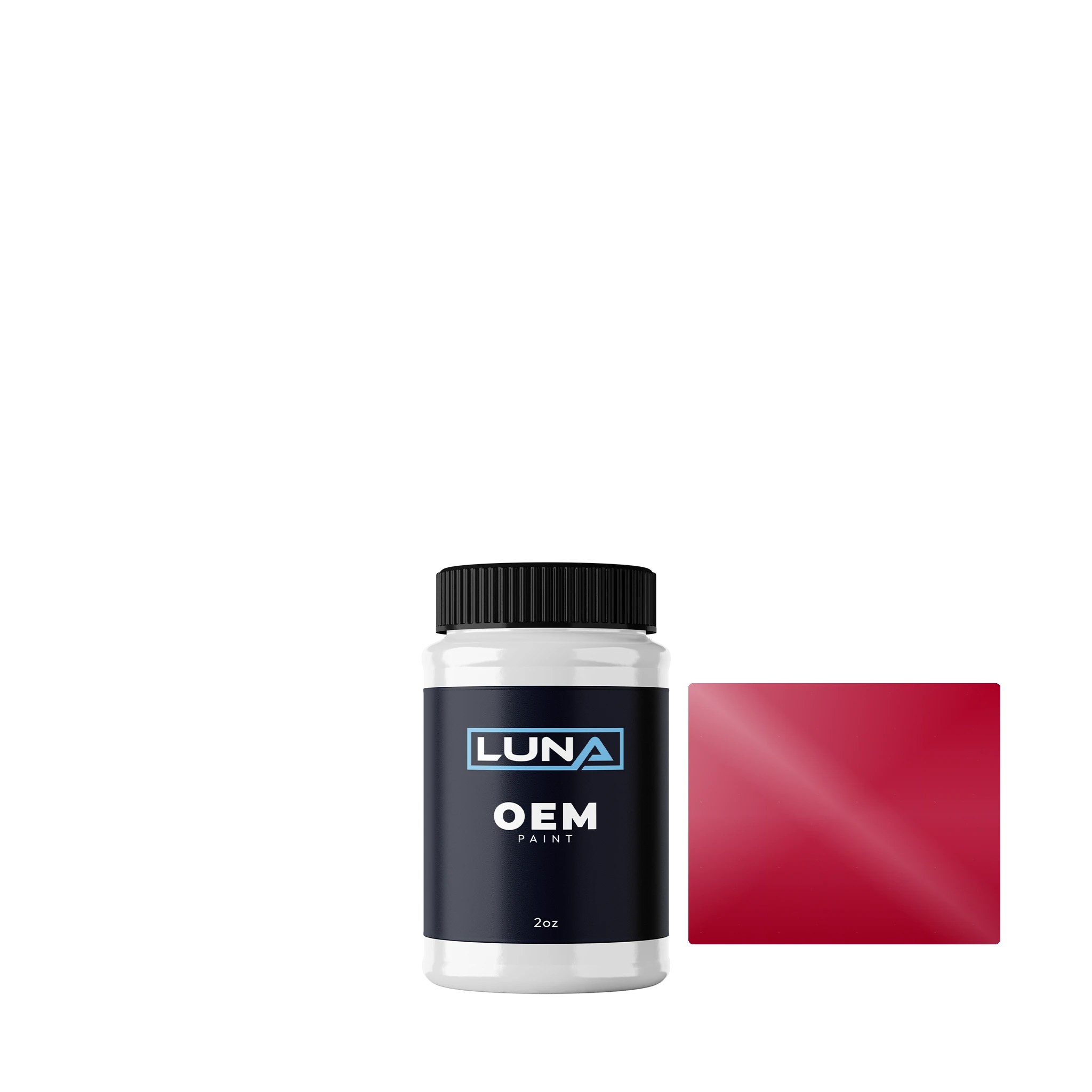 Fiat Rosso Ercolano 147A | Luna OEM Basecoat - 2oz Touch Up Bottle w/ Brush
