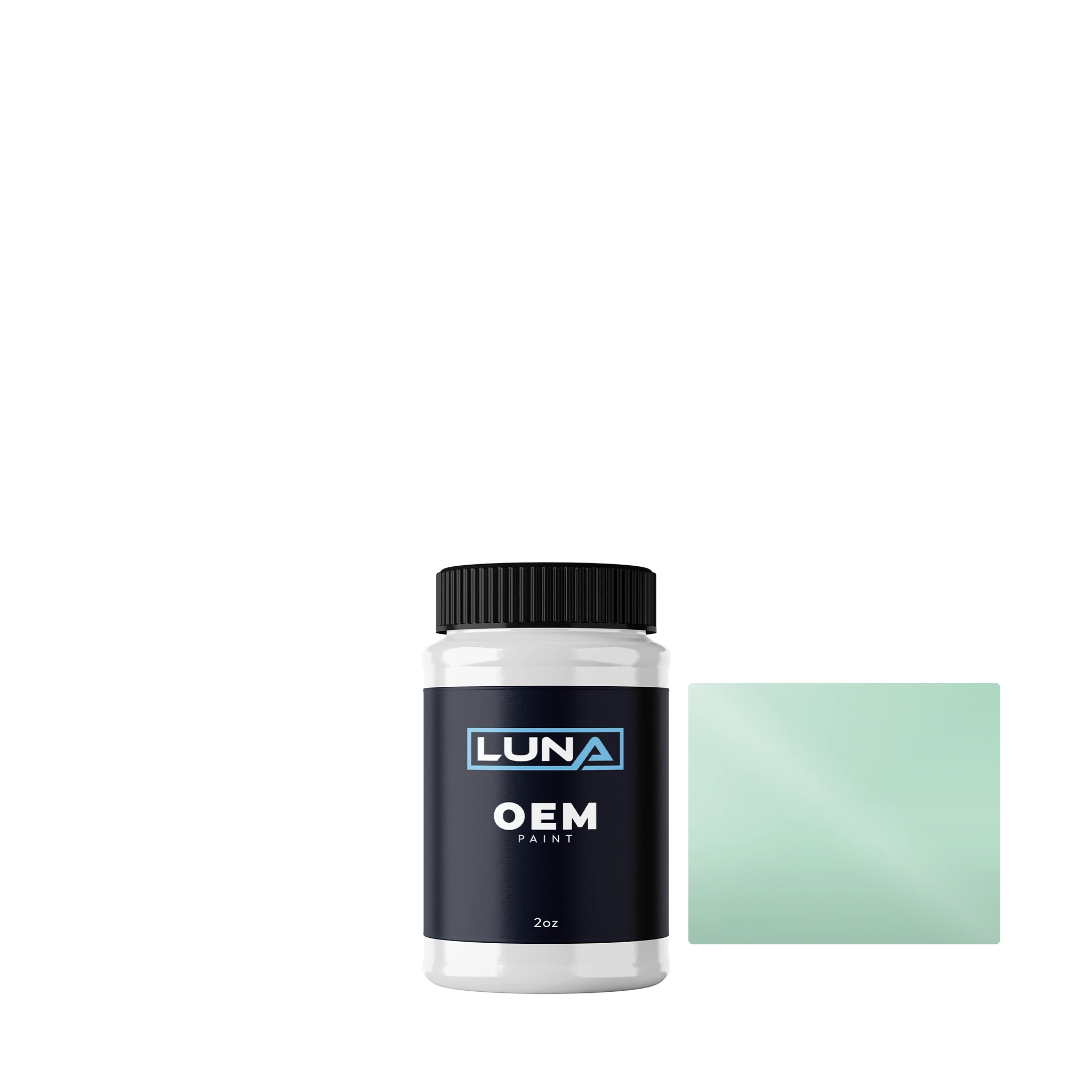 Ford Usa Mint Green M7122D | Luna OEM Basecoat - 2oz Touch Up Bottle w/ Brush