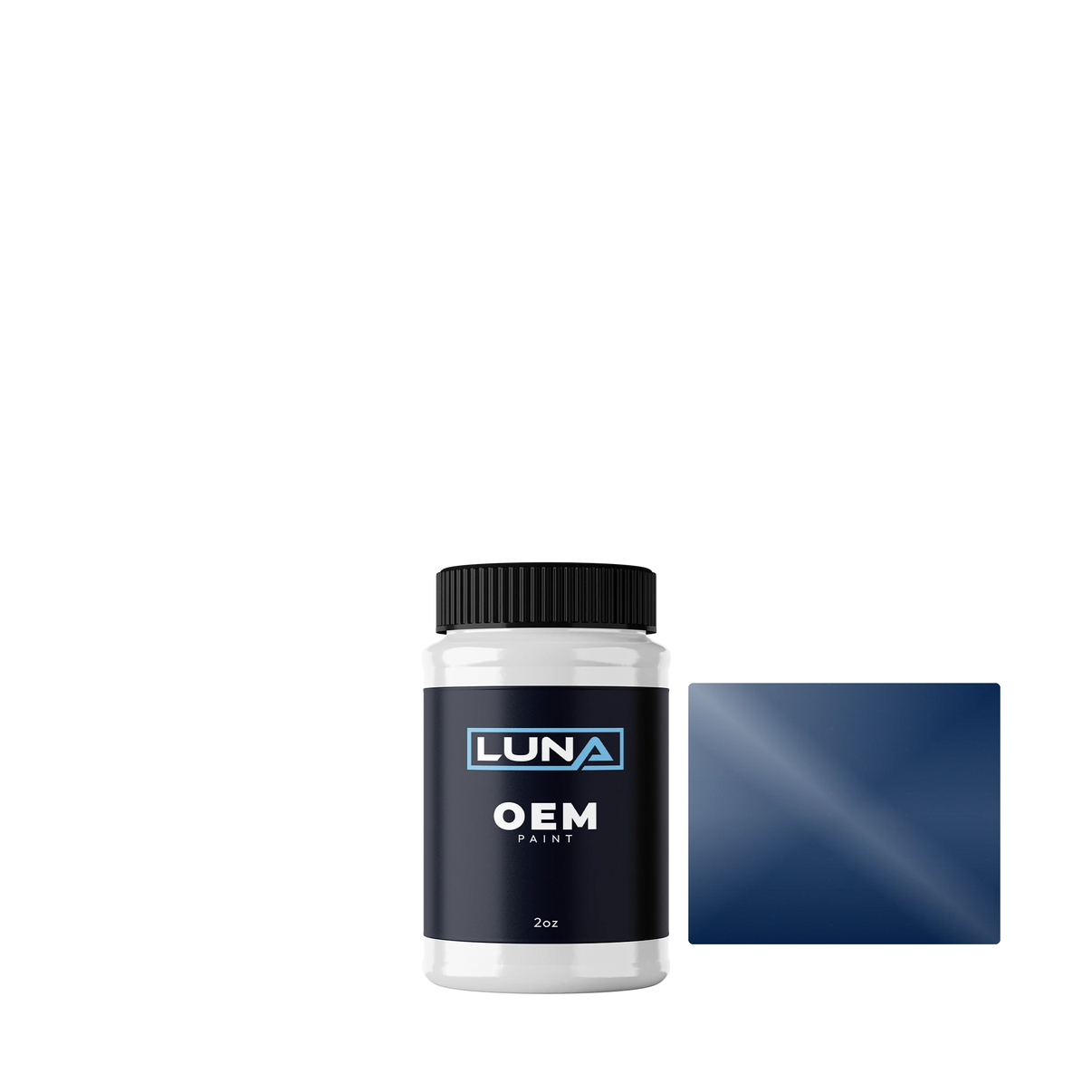 Ford Kobaltblau ESS | Luna OEM Basecoat - 2oz Touch Up Bottle w/ Brush