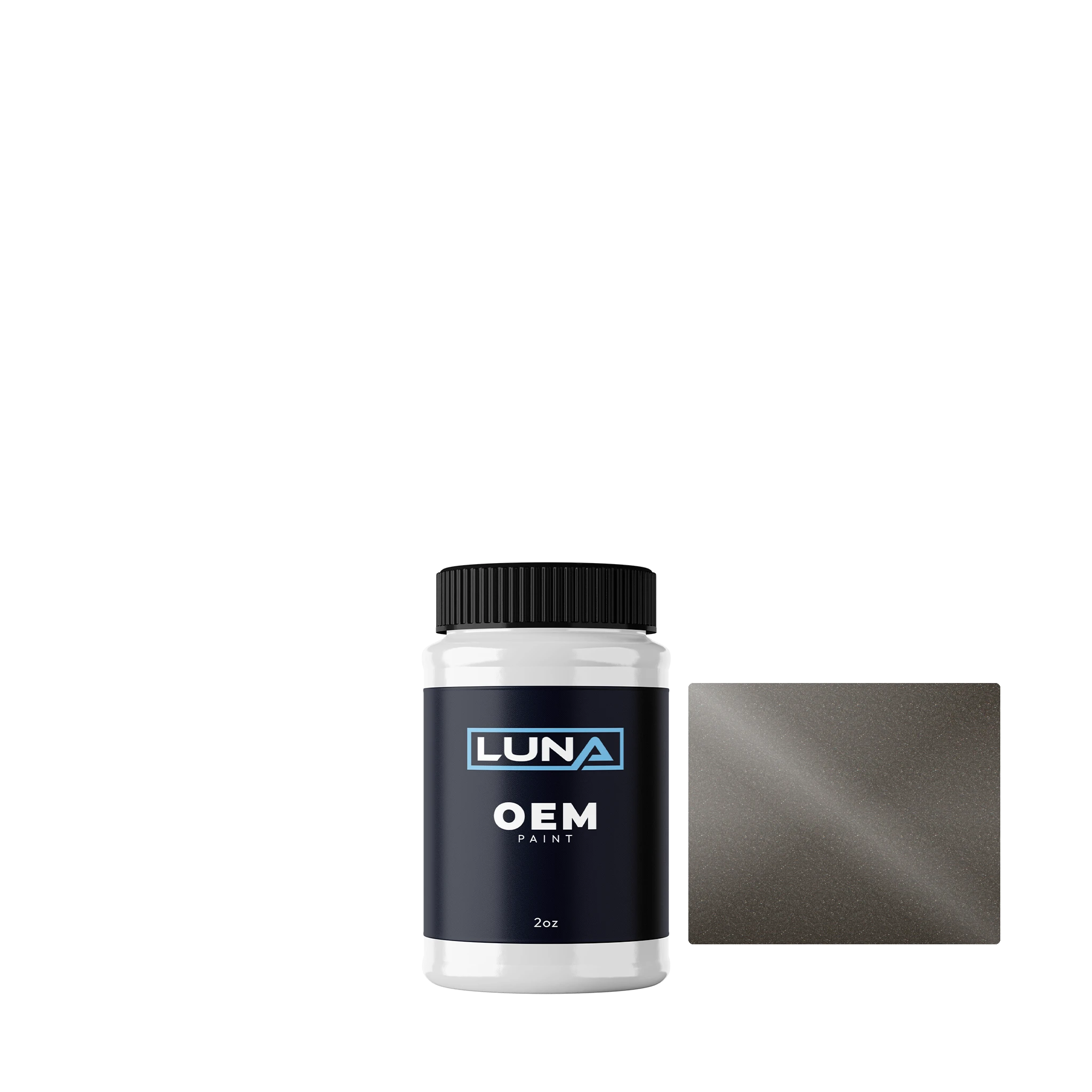 Bombardier Earth Grey M. B238 | Luna OEM Basecoat - 2oz Touch Up Bottle w/ Brush