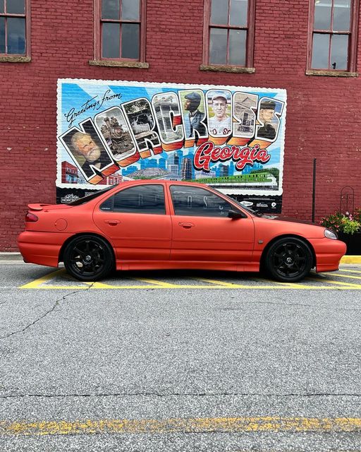 Magma Orange Peelable Car Kit on a customer car