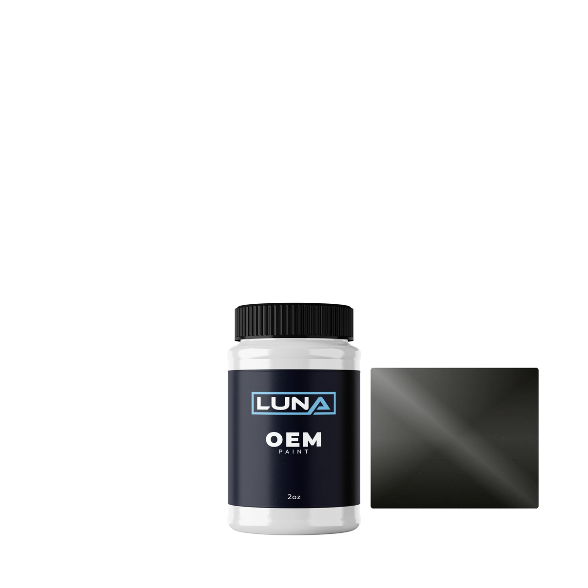 Audi | VW Havannaschwarz P. LY8X | Luna OEM Basecoat - 2oz Touch Up Bottle w/ Brush