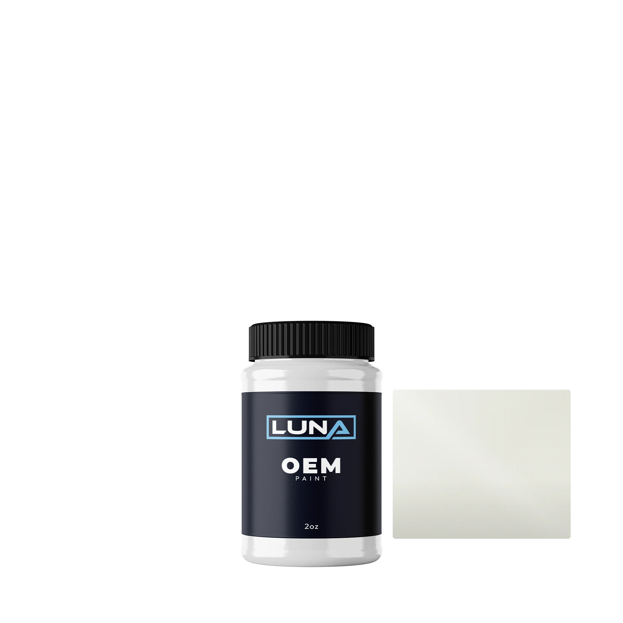 Audi | VW Calla Lilly White 3000 | Luna OEM Basecoat - 2oz Touch Up Bottle w/ Brush