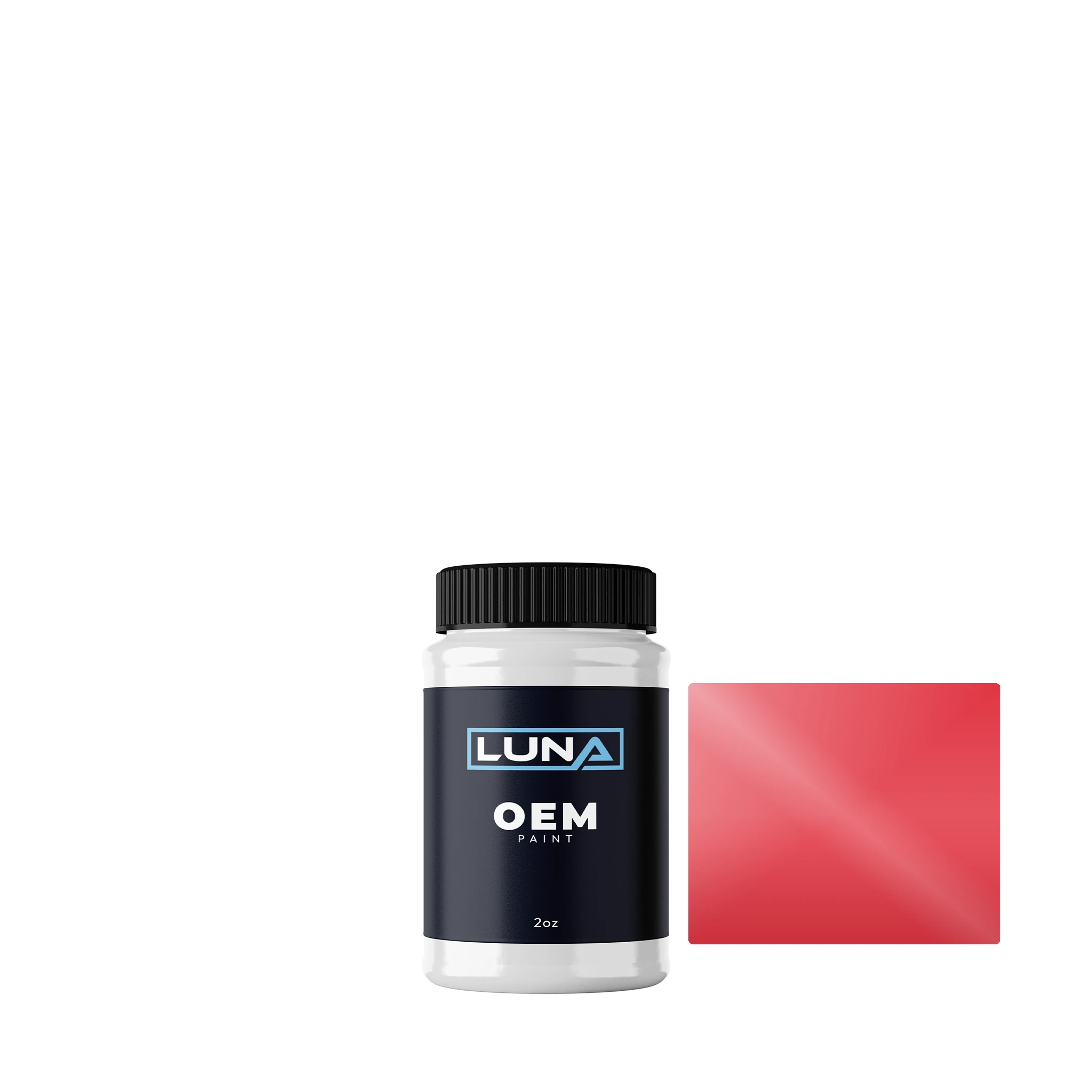 Dr Nat.truck Kenworth Red S0840 | Luna OEM Basecoat - 2oz Touch Up Bottle w/ Brush