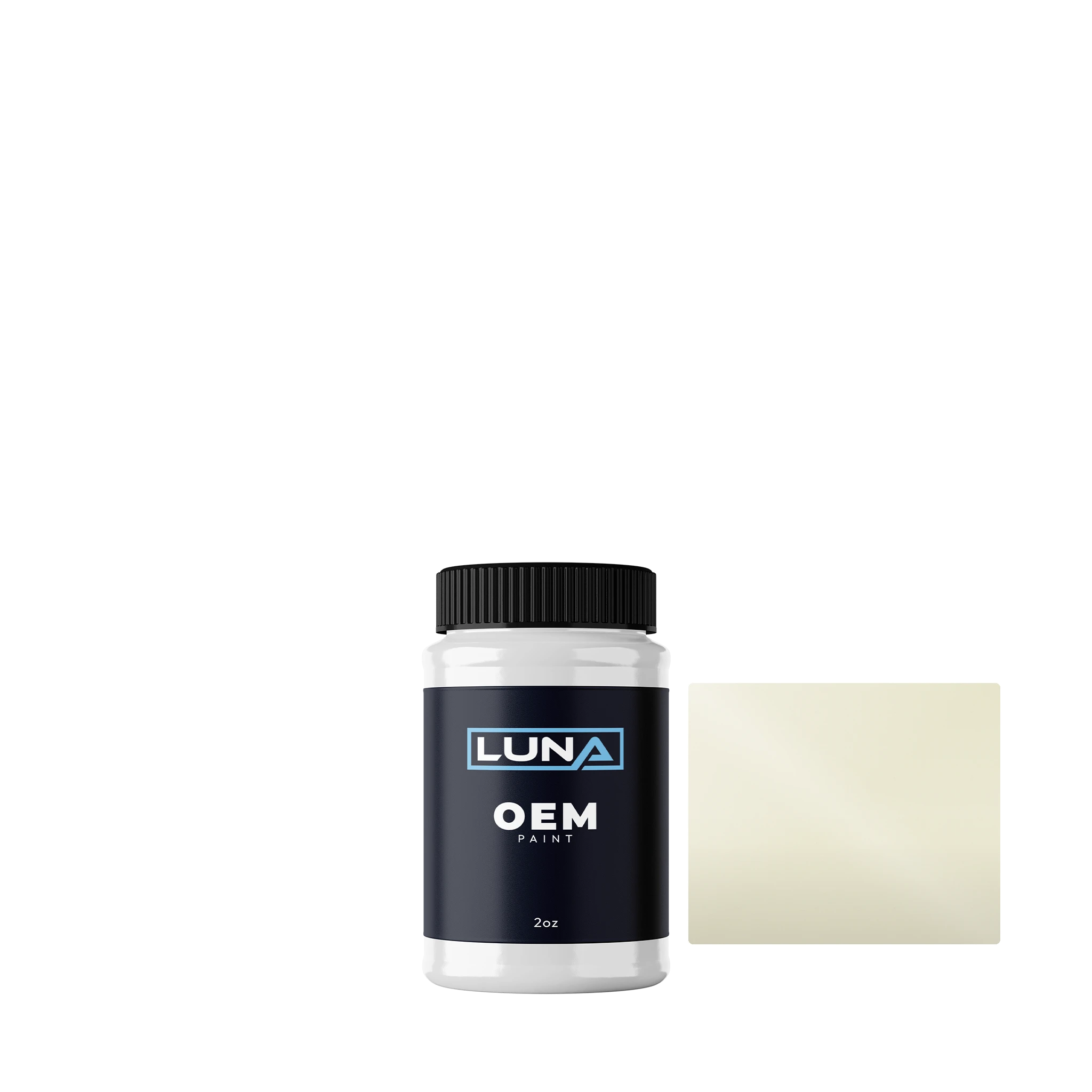 Byd Sand White YB1 | Luna OEM Basecoat - 2oz Touch Up Bottle w/ Brush
