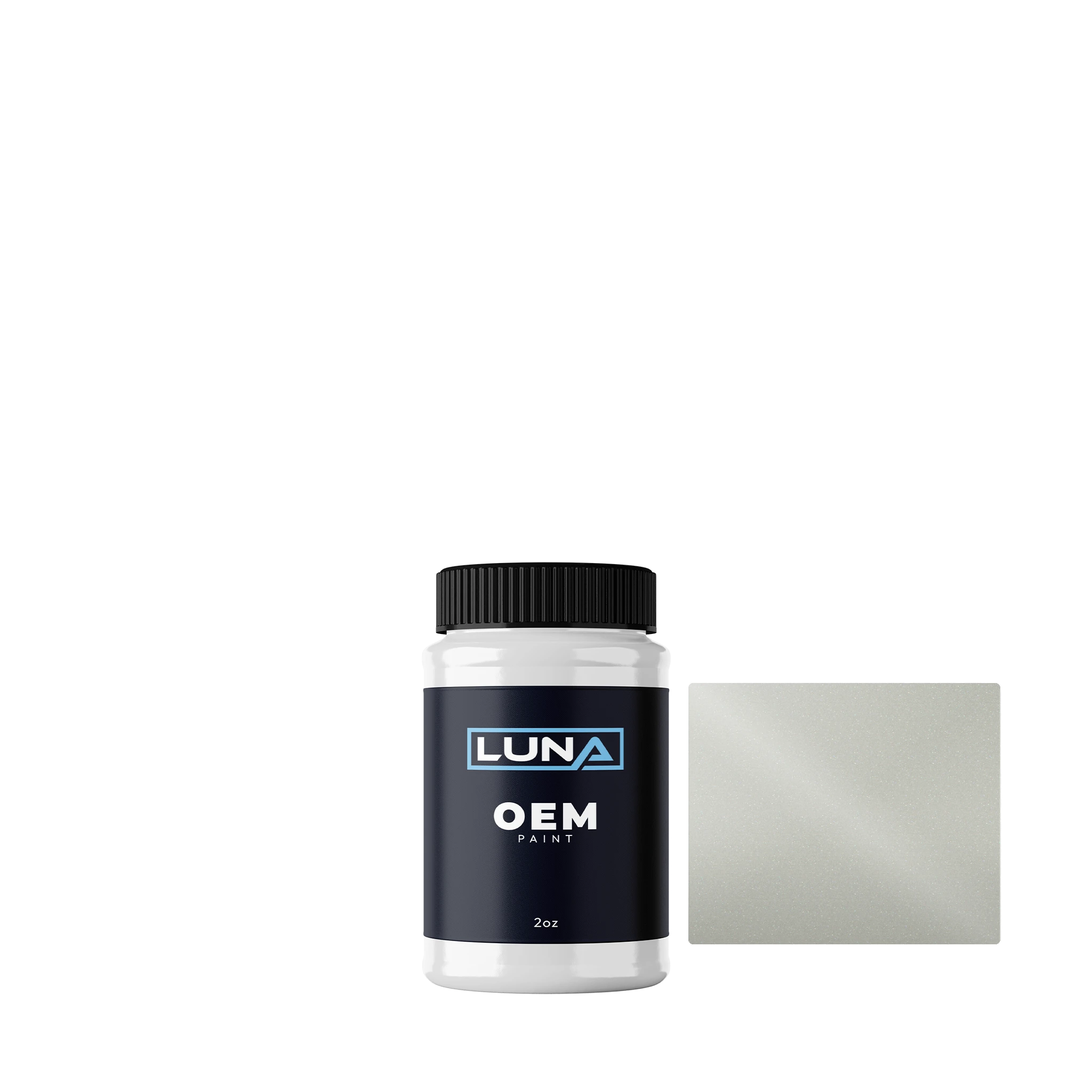 BMW Mineralweiss P. WA96 | Luna OEM Basecoat - 2oz Touch Up Bottle w/ Brush