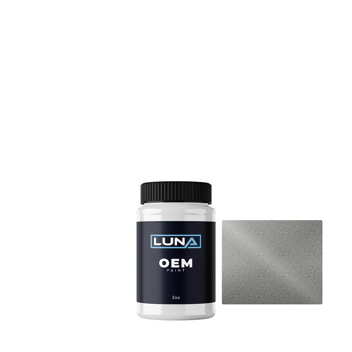 Subaru Crystal Grey M. 48W | Luna OEM Basecoat - 2oz Touch Up Bottle w/ Brush