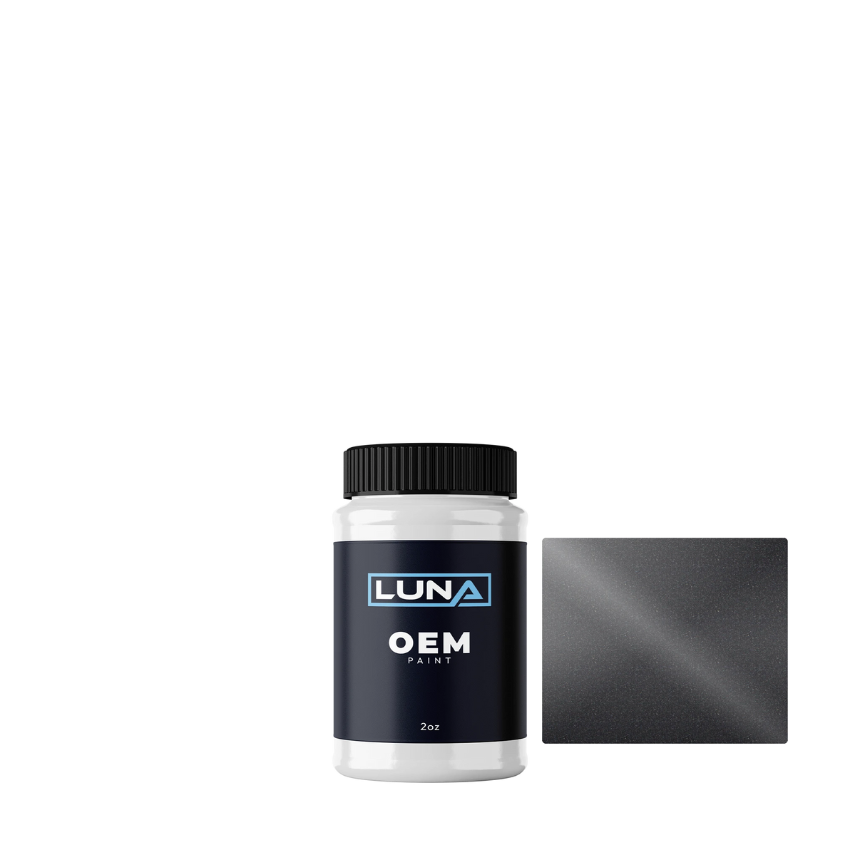 Chrysler USA Graphite Grey P. PSA | Luna OEM Basecoat - 2oz Touch Up Bottle w/ Brush