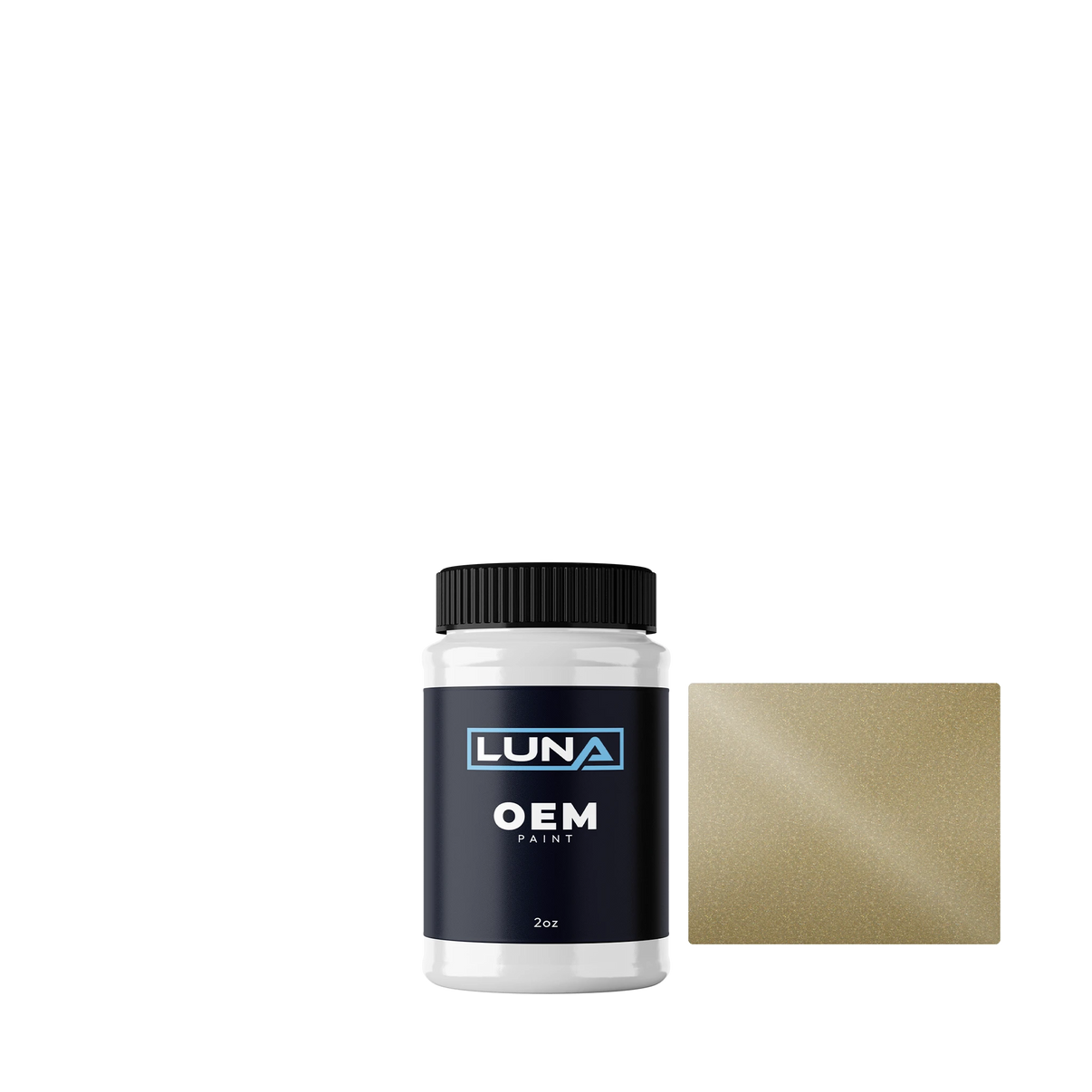 Ford Solar Gold M. F0 | Luna OEM Basecoat - 2oz Touch Up Bottle w/ Brush