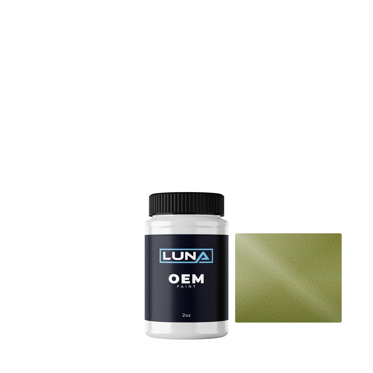 Nissan Greenish Yellow M. 1 EBA | Luna OEM Basecoat - 2oz Touch Up Bottle w/ Brush